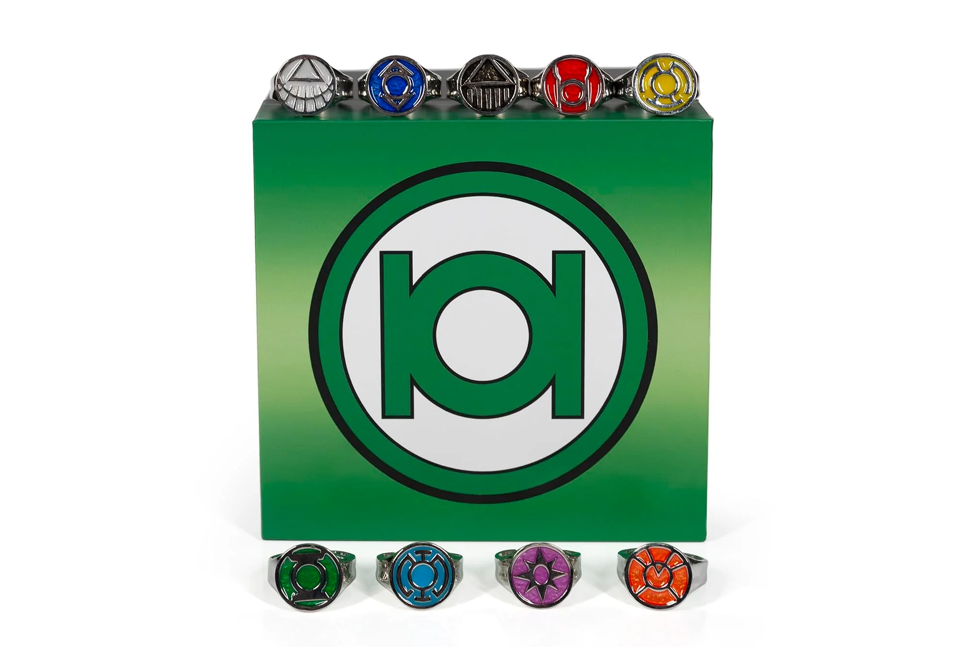 DC Comics Green Lantern Power Rings Emotional Spectrum Power Rings | 9 Ring Set - Image 4