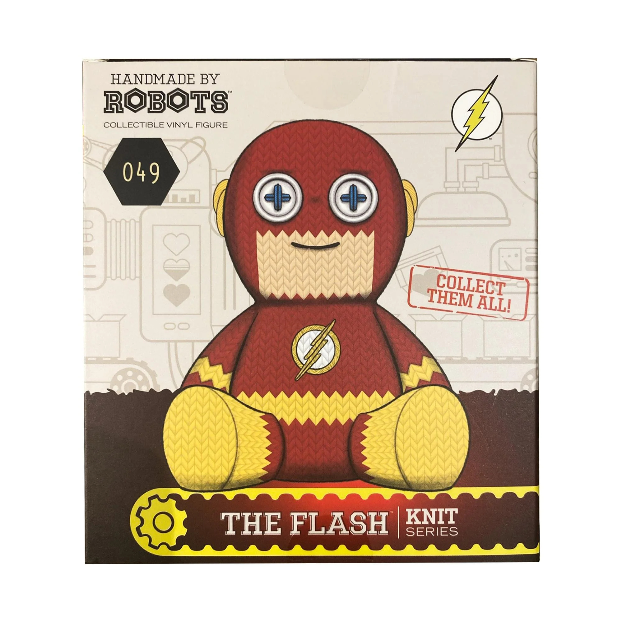 DC Comics Handmade By Robots Vinyl Figure | The Flash #049 - Image 6