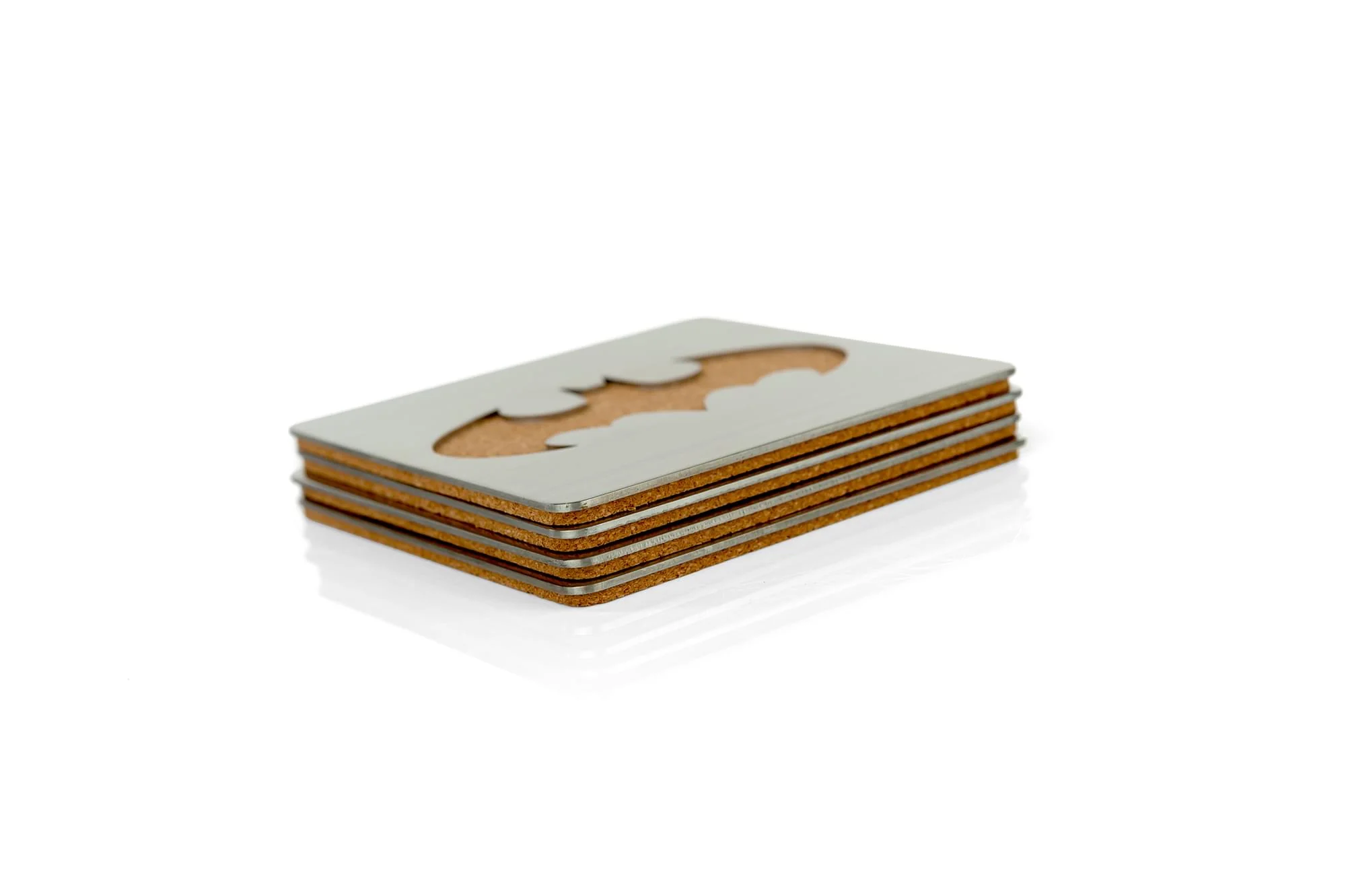 DC Comics Laser-Cut Superhero Logo Coaster Set | Batman | Superman | Wonder Woman | Flash - Image 3