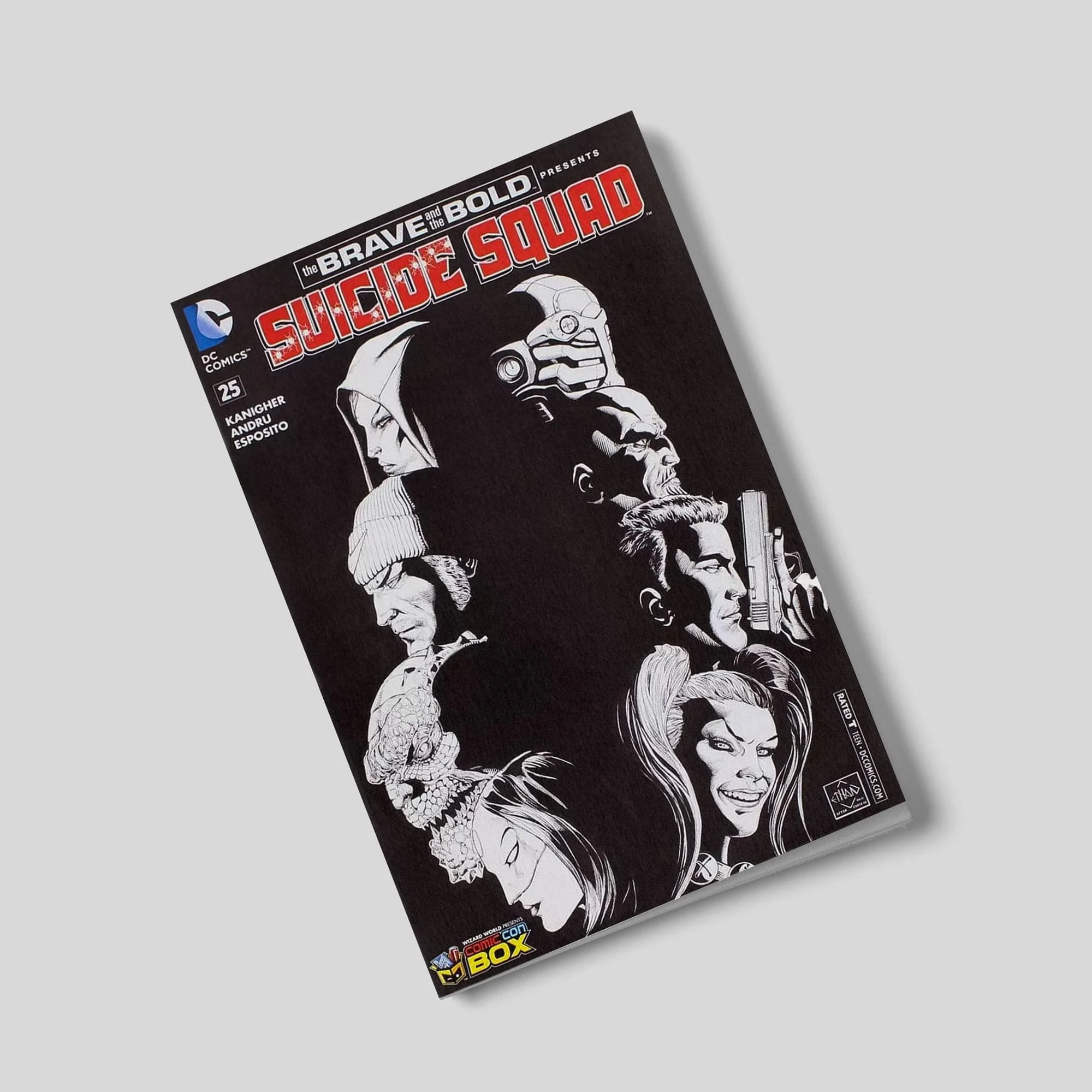 DC Comics Suicide Squad #25 B&W Cover - Image 2