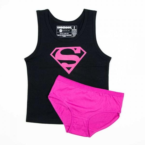 DC Comics Supergirl Girl's Tank/Underwear Underoos Set - Image 2