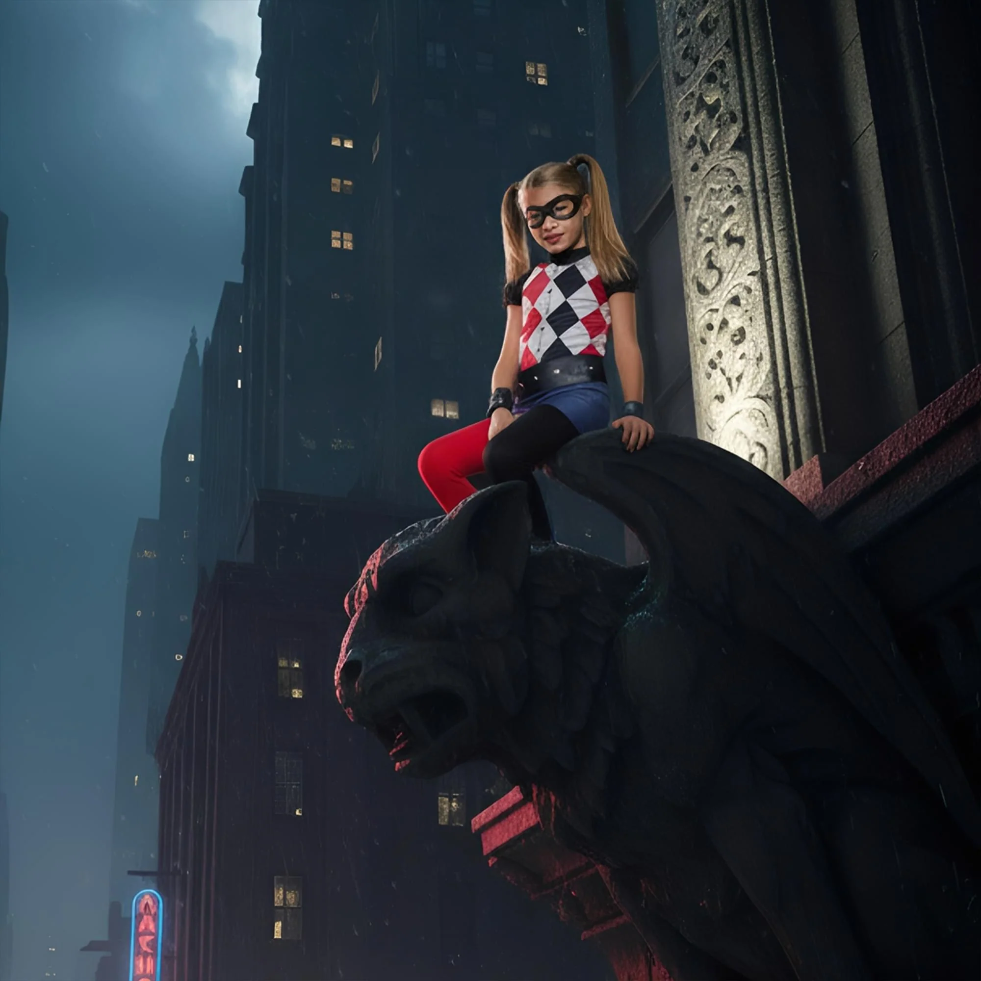 DC Harley Quinn Child Costume - Image 5