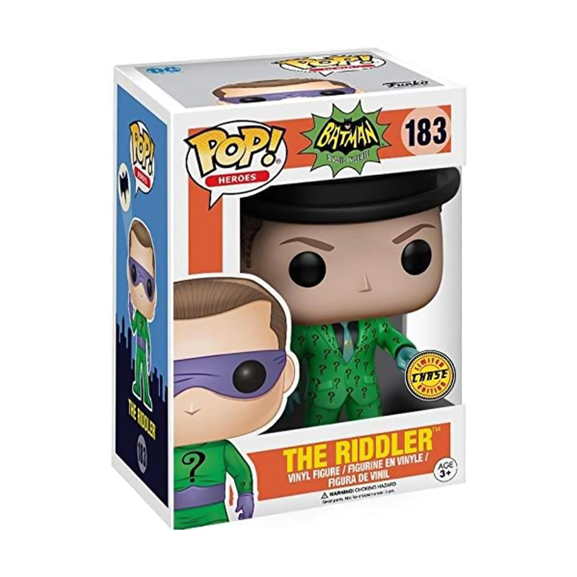 DC Heroes Funko POP Vinyl Figure - Riddler Chase Variant - Image 2