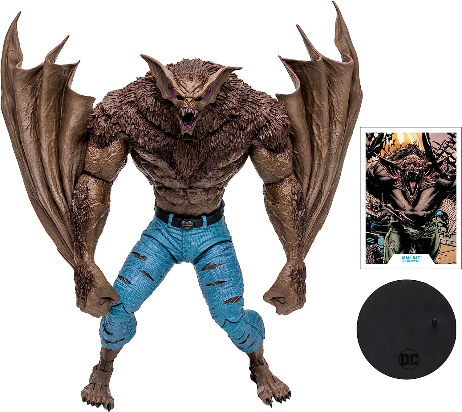 DC Megafig 9 Inch Action Figure | Man-Bat - Image 3