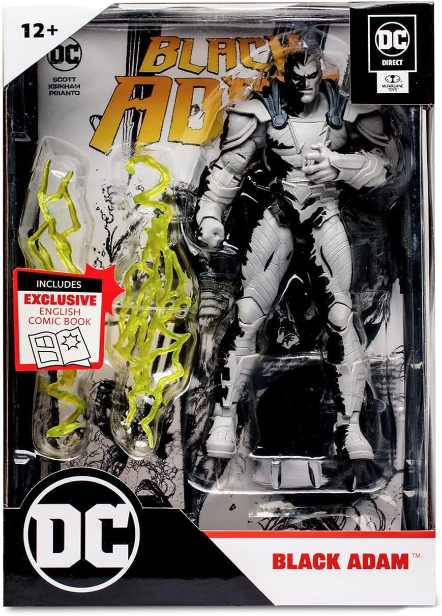 DC Multiverse 7 Inch Action Figure | Black Adam (BW Gold Label) - Image 4