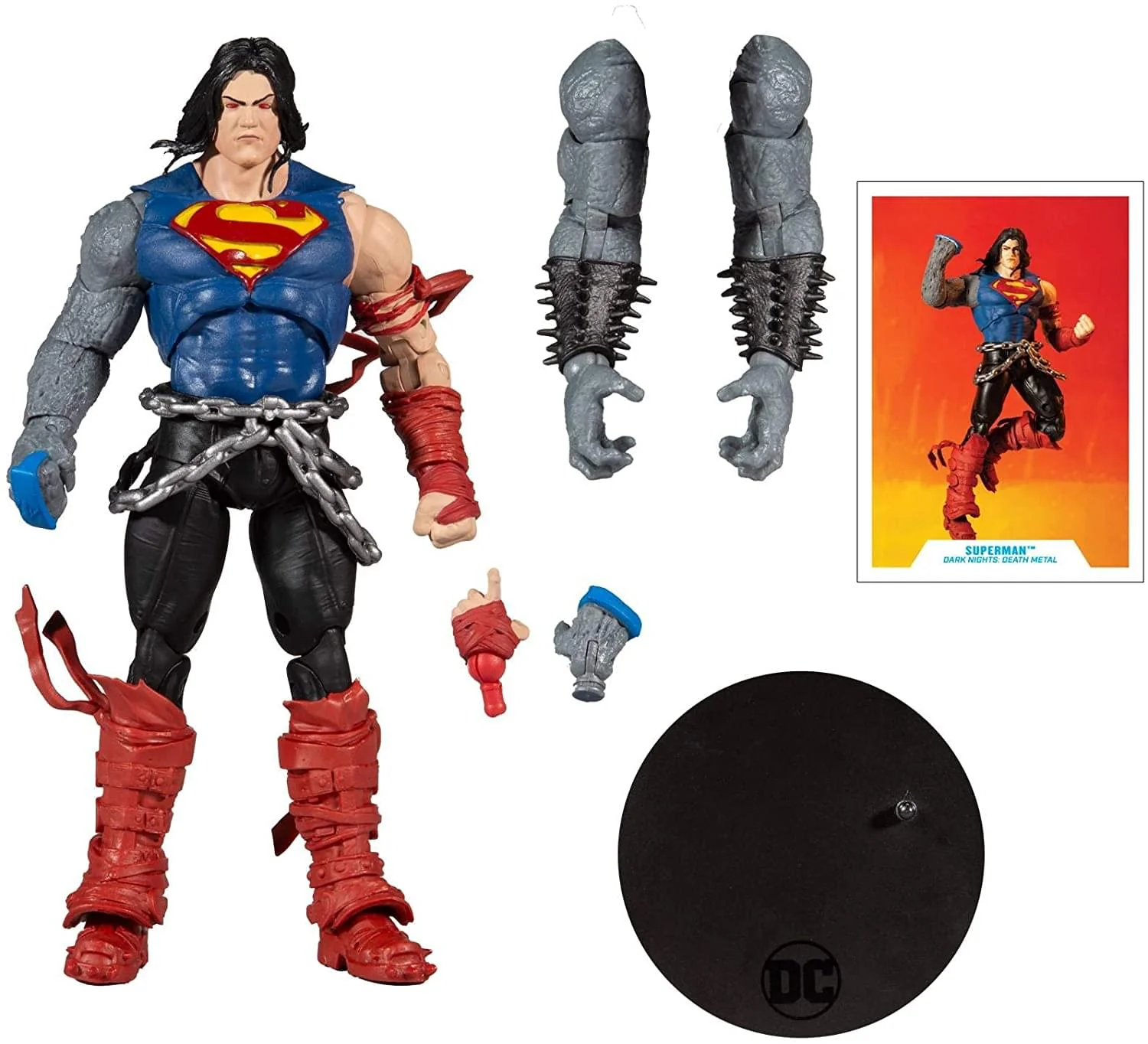 DC Multiverse 7 Inch Wave 4 Figure | Death Metal Superman - Image 4