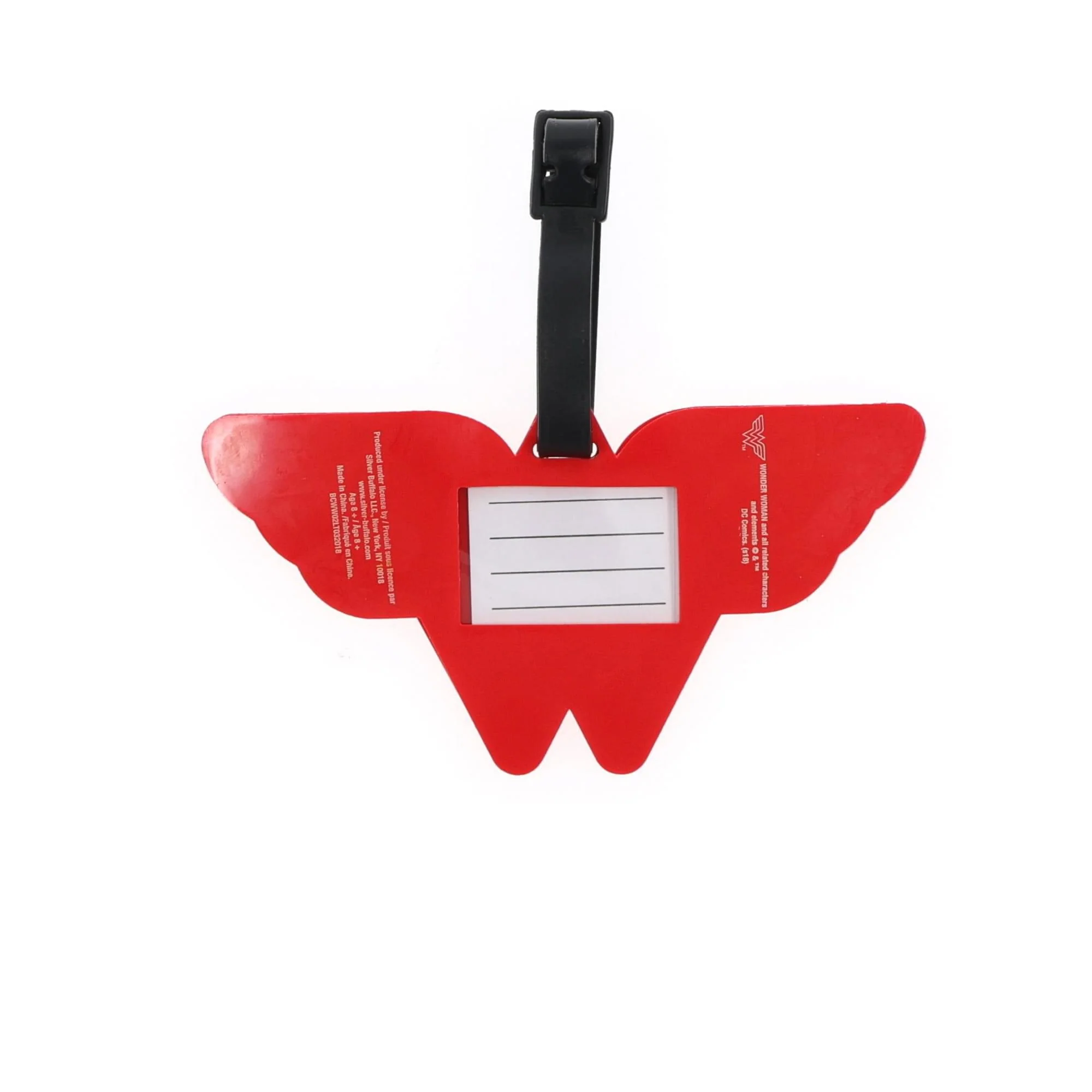 DC Comics Wonder Woman Logo Travel Luggage Tag With Suitcase ID Card Label - Image 3