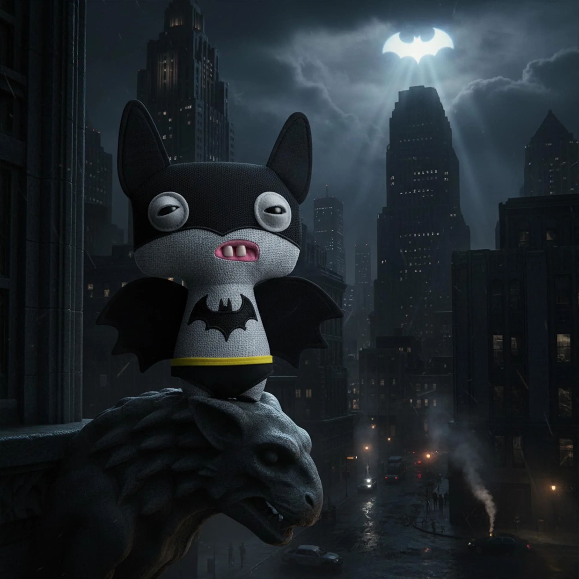 DC x Fuggler 9 Inch Collector Plush | Batman - Image 4