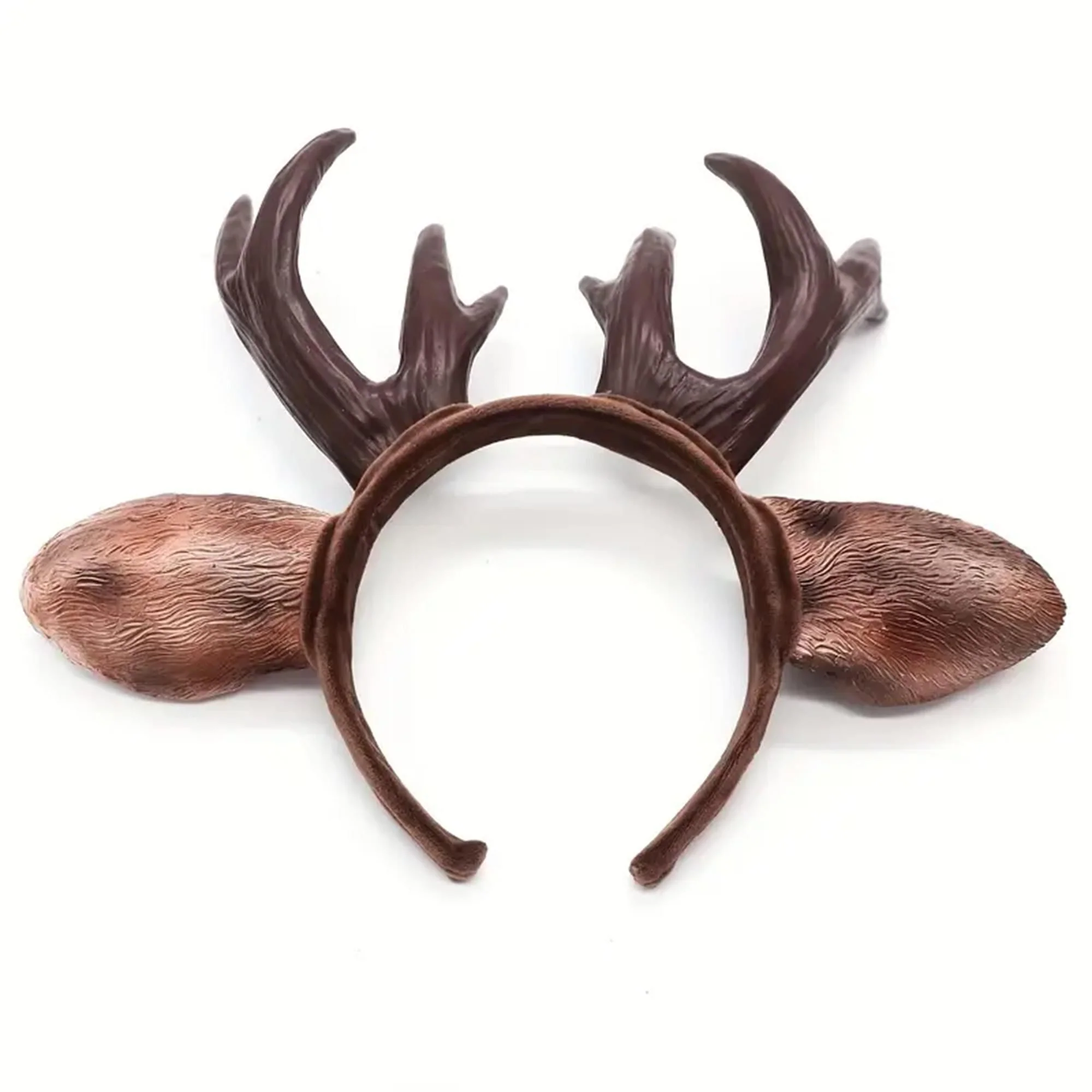 Deer Horn and Ear Adult Costume Headband - Image 4
