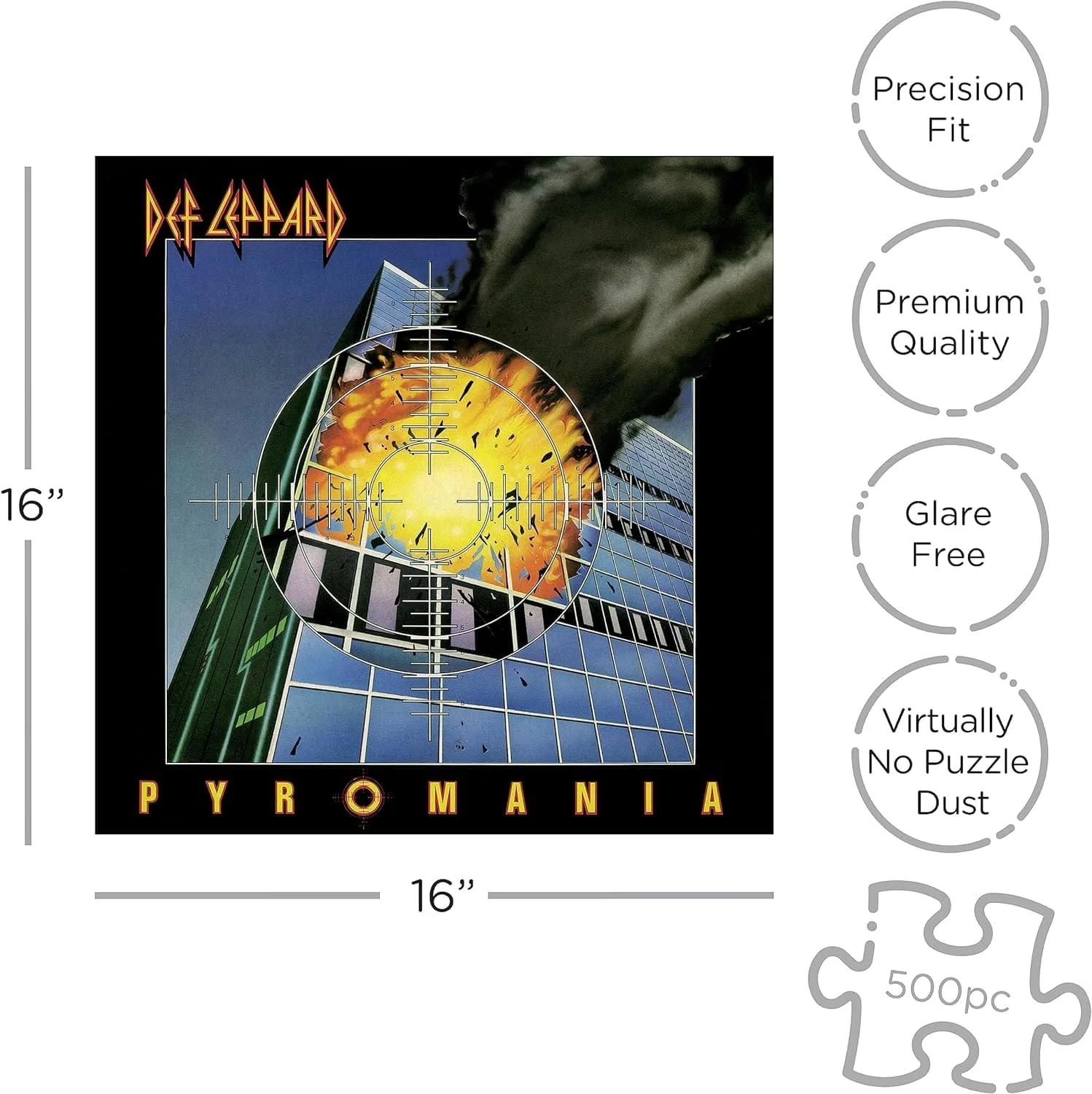 Def Leppard Pyromania 500 Piece Jigsaw Puzzle - Image 3