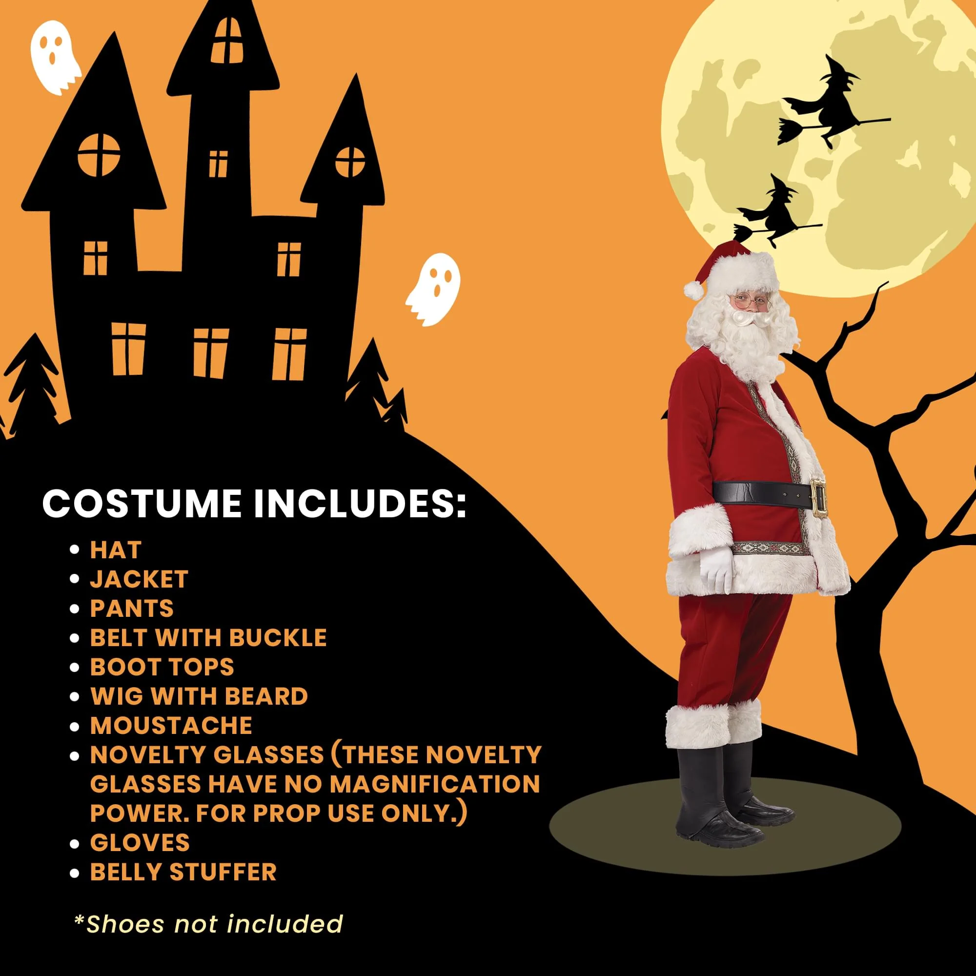 Deluxe Santa Claus Set Adult Costume - Image 8
