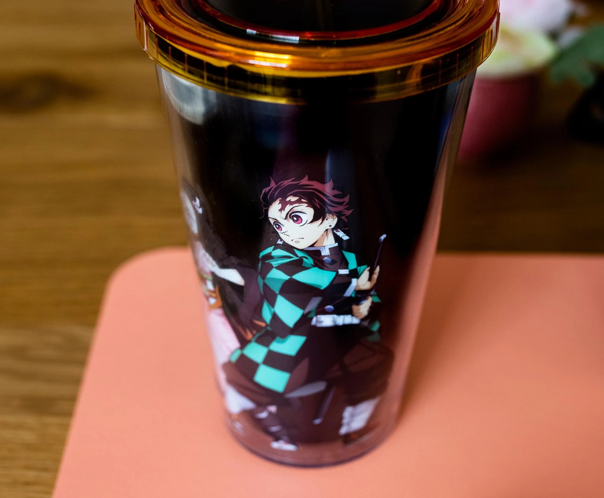 Demon Slayer Acrylic Carnival Cup with Lid and Straw | Holds 16 Ounces - Image 5