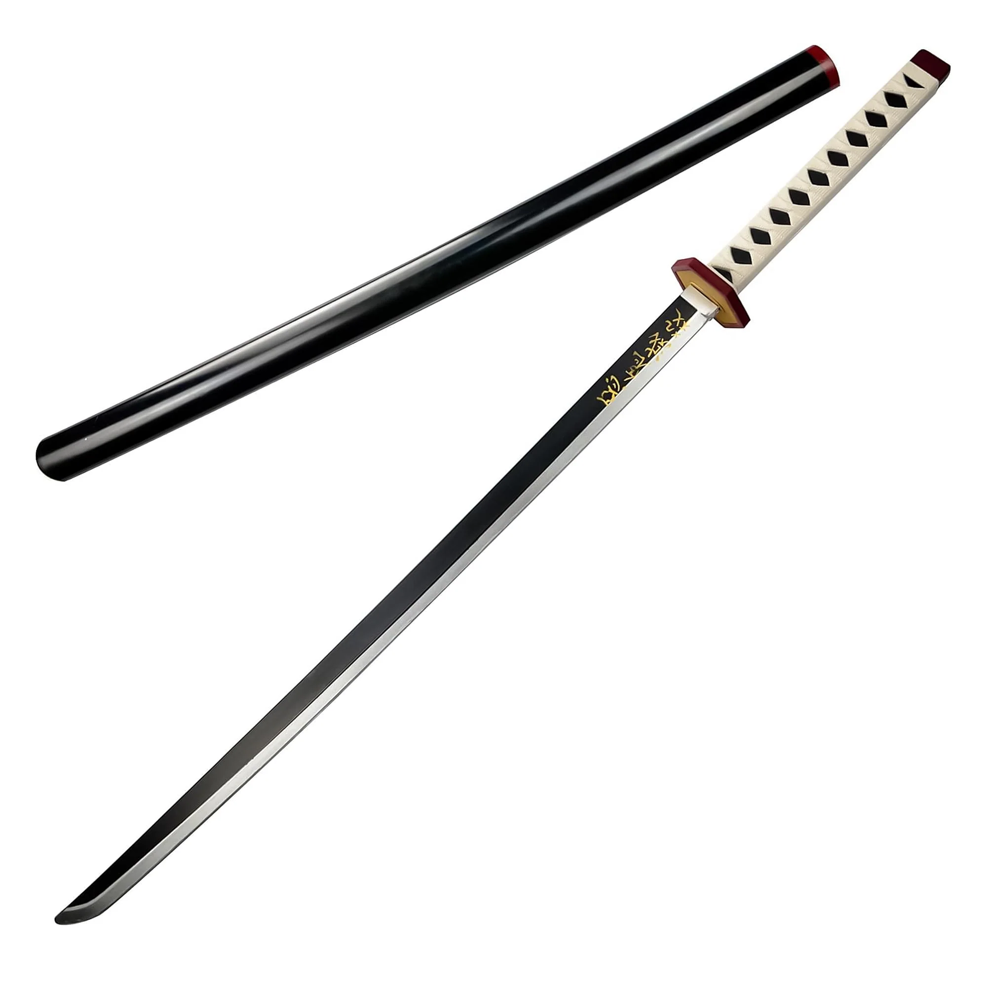 Demon Slayer Giyu Tomioka 41 Inch Foam Replica Samurai Sword - Image 2