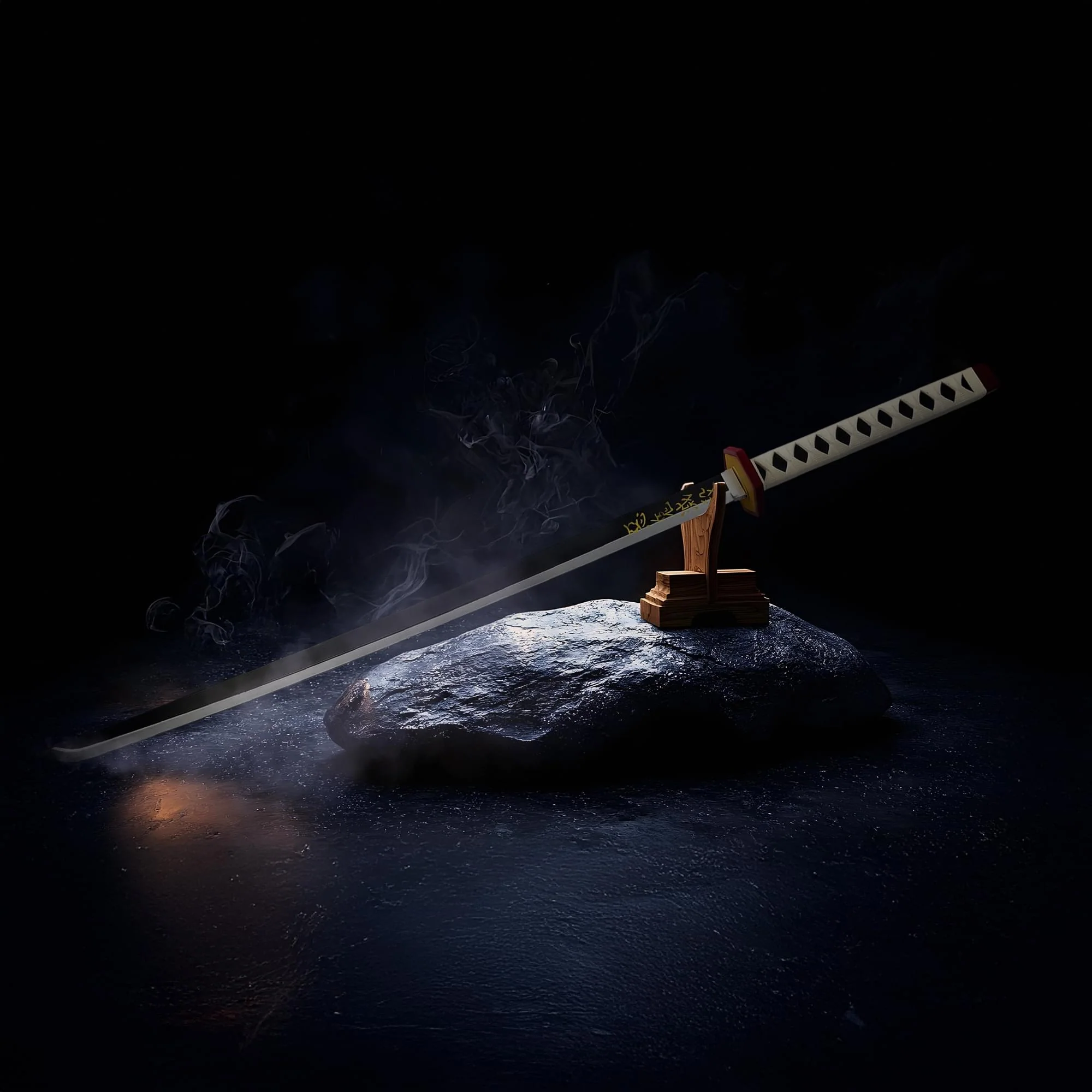 Demon Slayer Giyu Tomioka 41 Inch Foam Replica Samurai Sword - Image 7