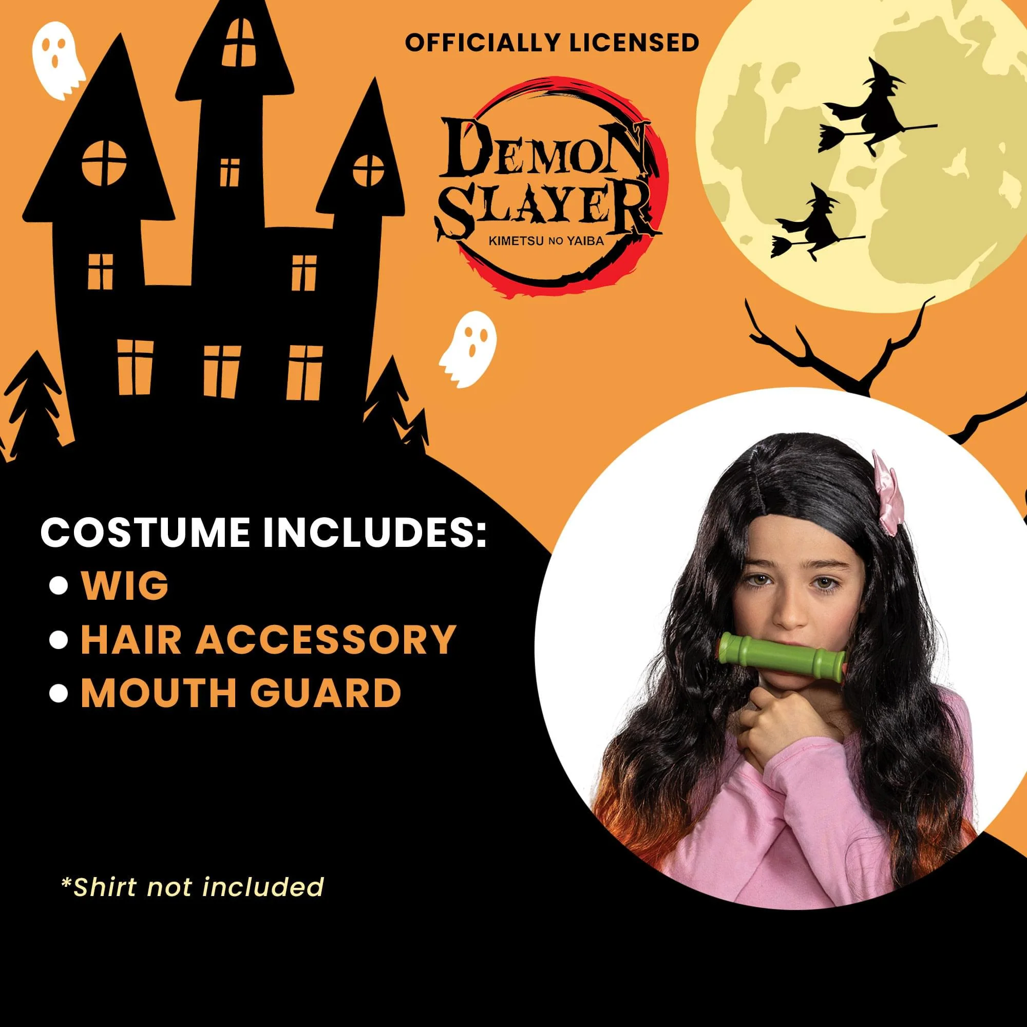 Demon Slayer Nezuko Child Costume Accessory Kit | Pink - Image 7