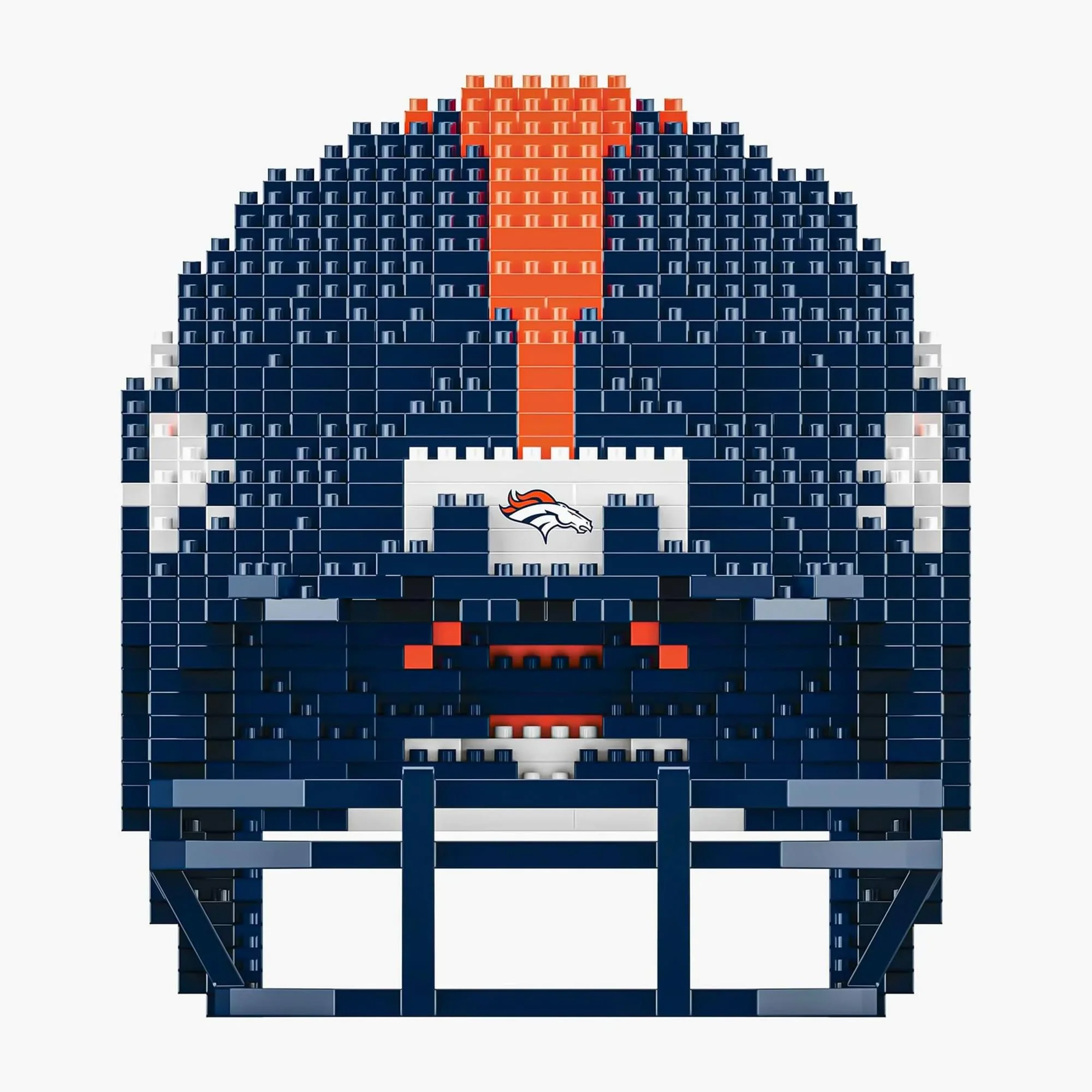 Denver Broncos NFL FOCO BRXLZ Helmet Building Block Set - Image 5