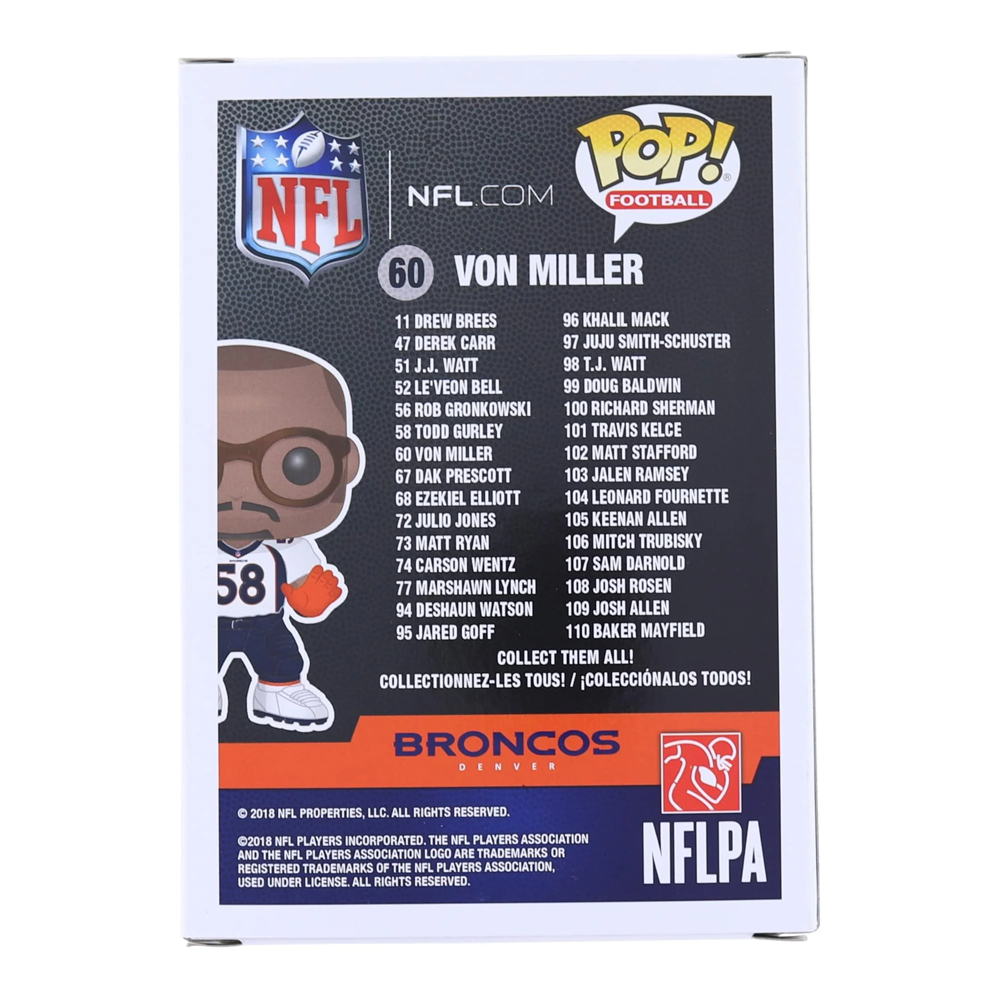 Denver Broncos NFL Funko POP | Von Miller - Image 2