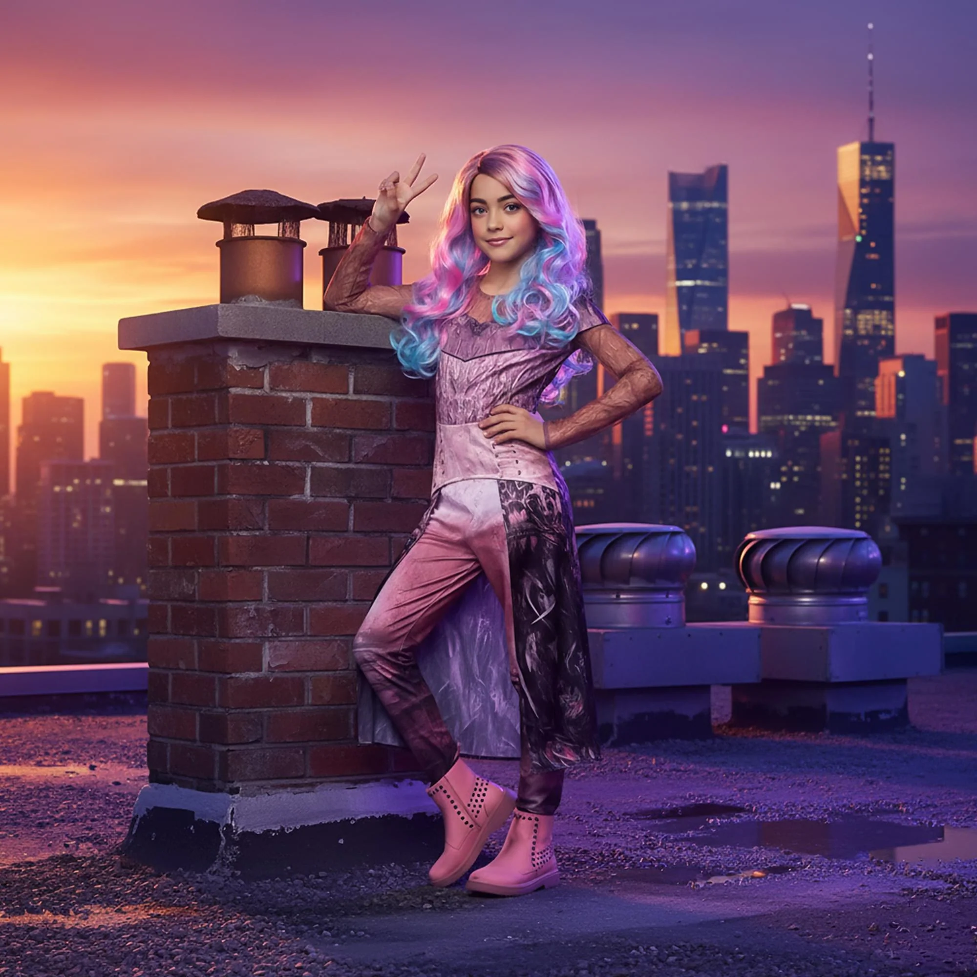 Descendants Audrey Child Costume - Image 3