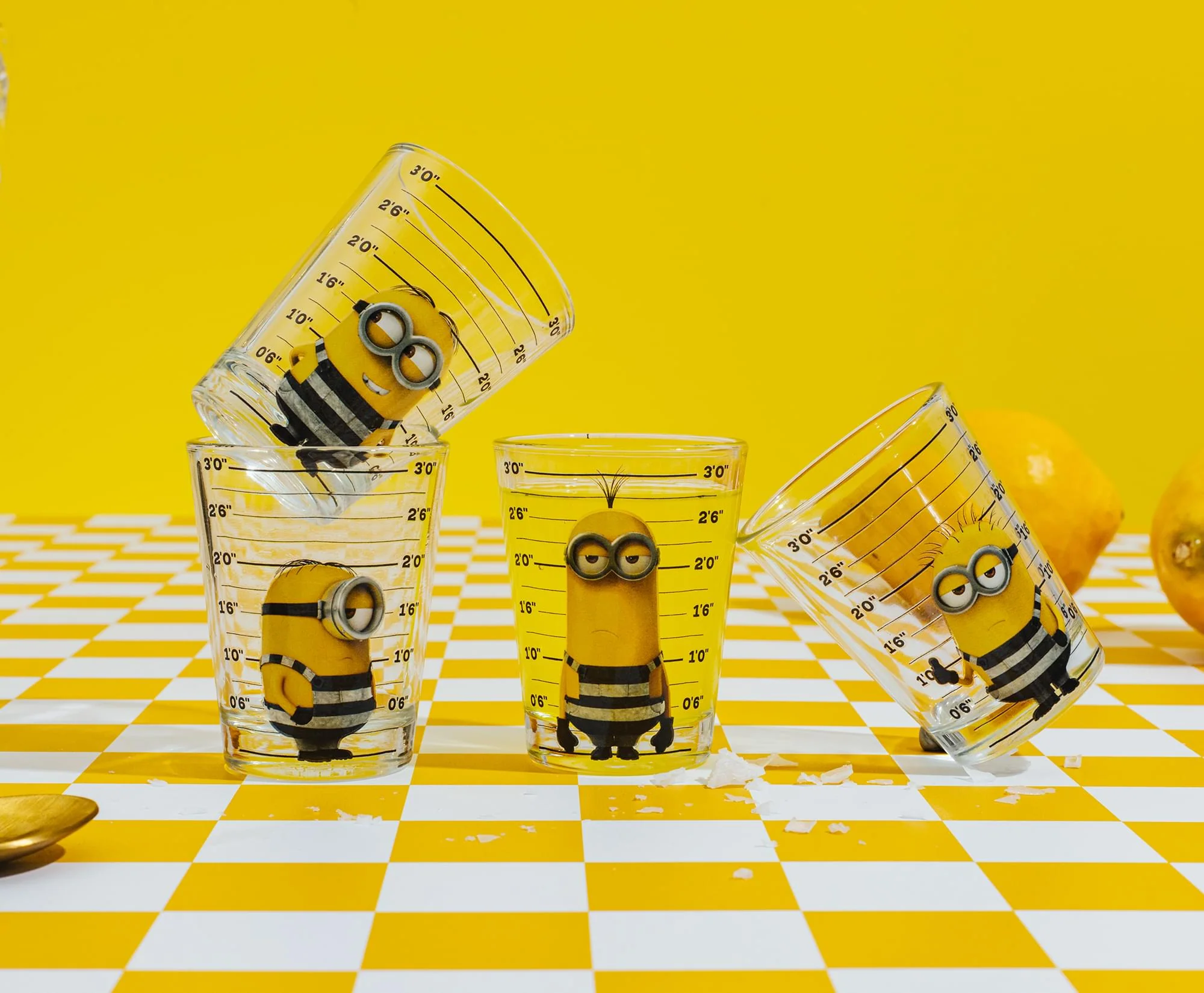 Despicable Me Minions Mugshot 2-Ounce Mini Shot Glasses | Set of 4 - Image 8