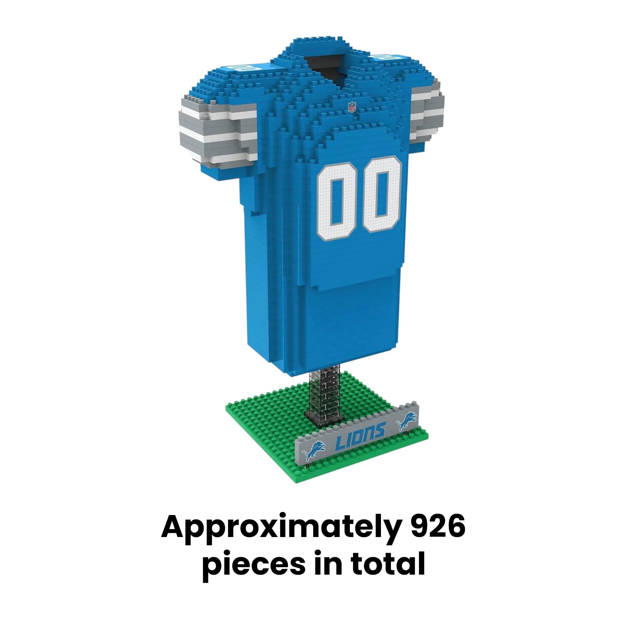 Detroit Lions NFL BRXLZ Jersey 926-Piece Building Block Set - Image 4