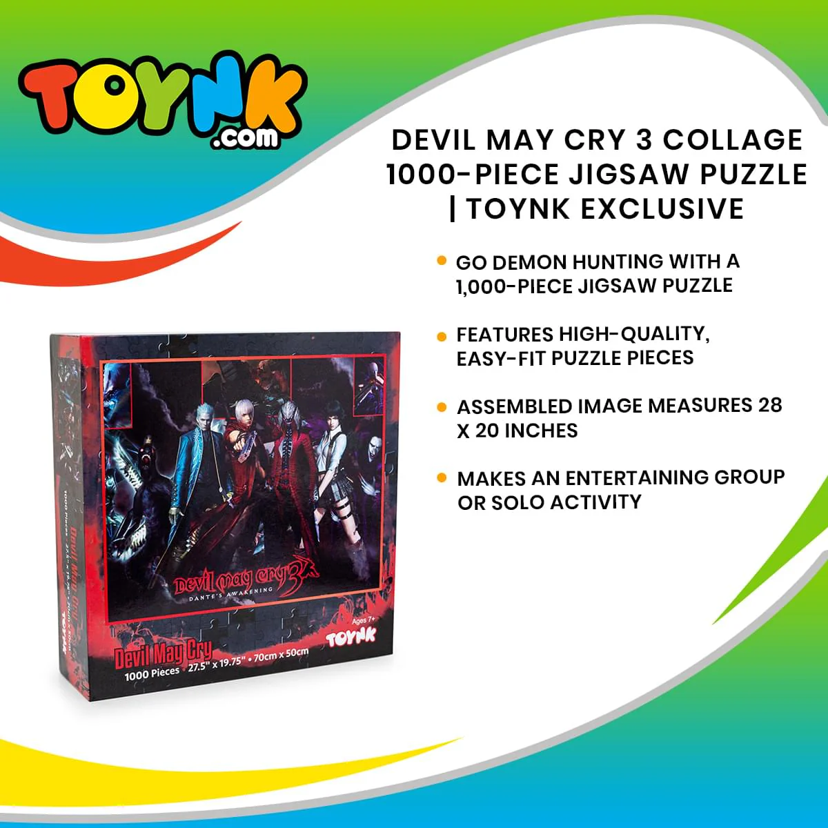 Devil May Cry Collage 1000 Piece Jigsaw Puzzle - Image 7