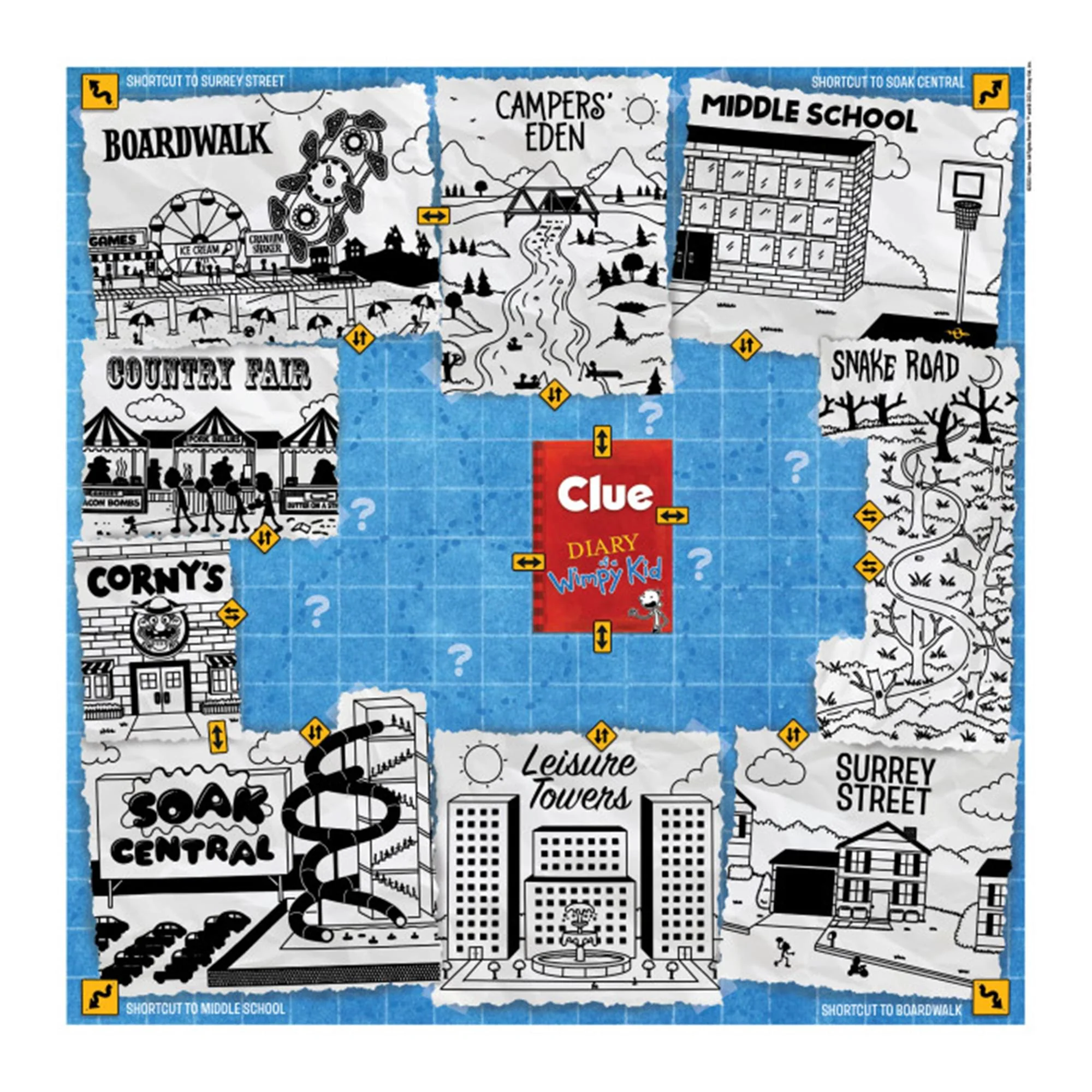 Diary Of A Wimpy Kid Clue Board Game - Image 2