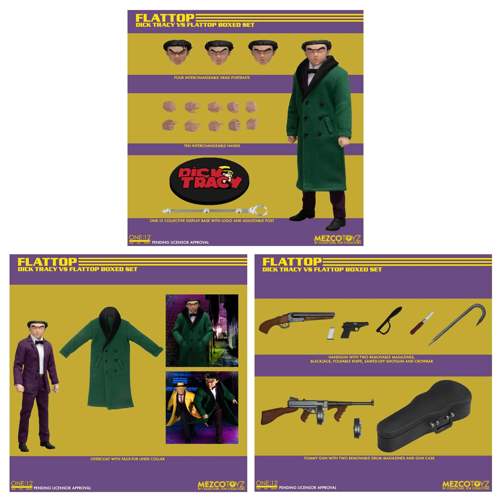 Dick Tracy One:12 Collective Dick Tracy vs Flattop Boxed Set - Image 9
