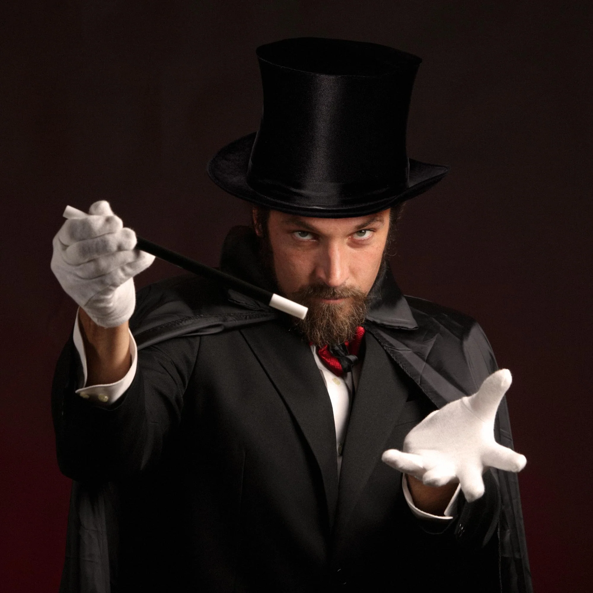 Dickens Black Top Hat Adult Costume Accessory - Image 2