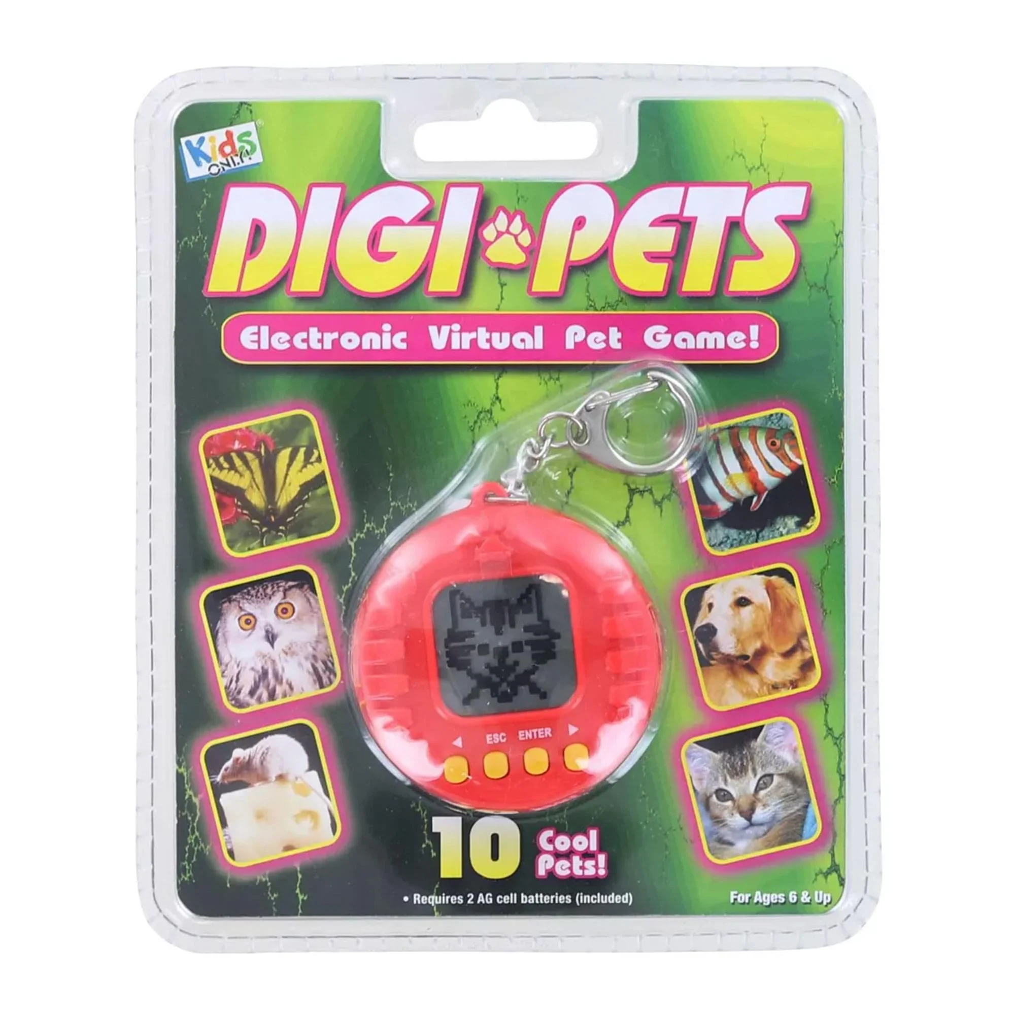 Digi Pets Electronic Virtual Pet Game | Red - Image 2