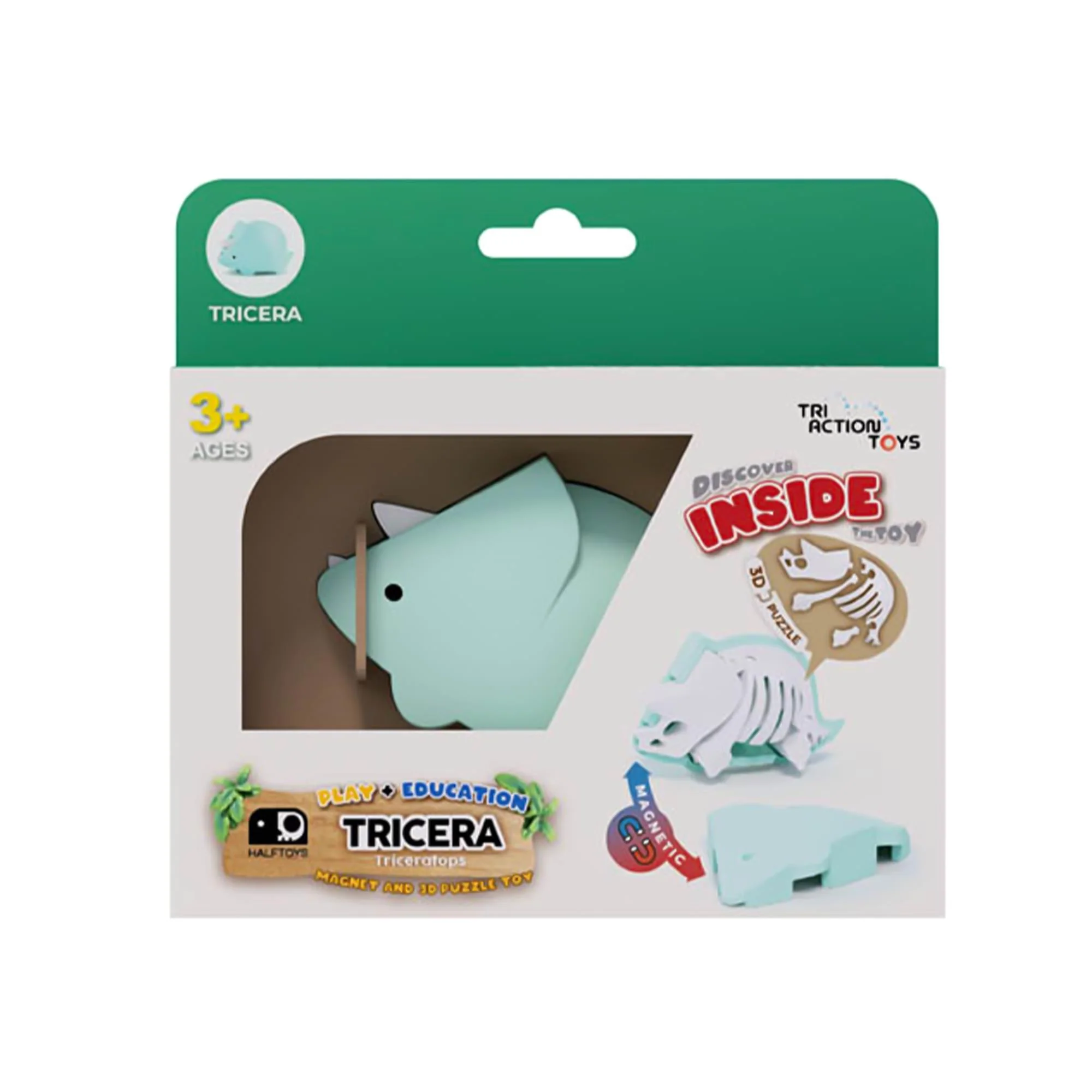 Dino Tricera Magnetic Puzzle Toy - Image 2