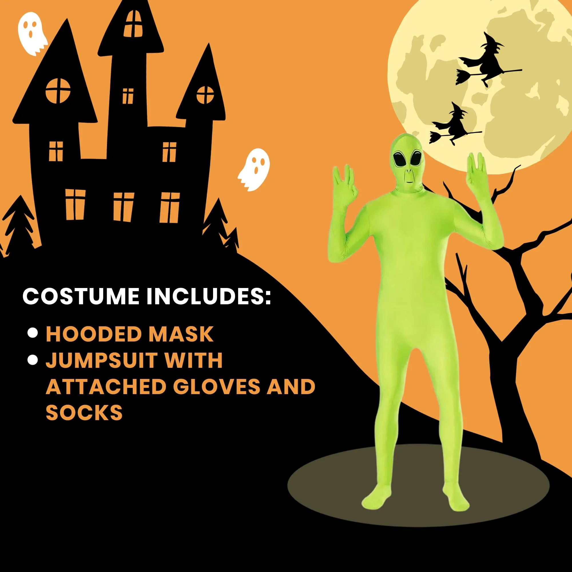 Disappearing Man Alien Adult Costume - Image 5