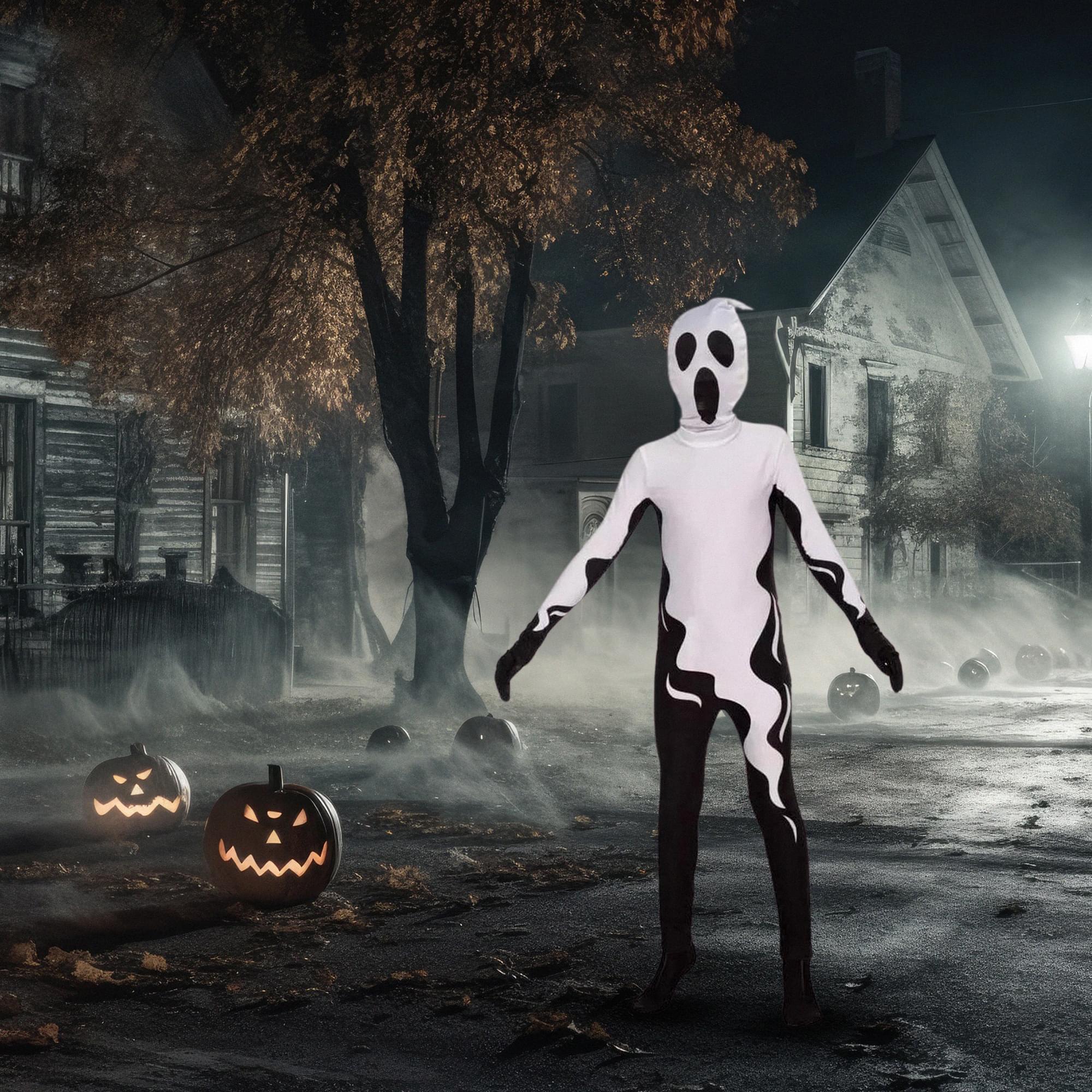 Disappearing Man Floating Ghost Costume Jumpsuit Child - Image 3