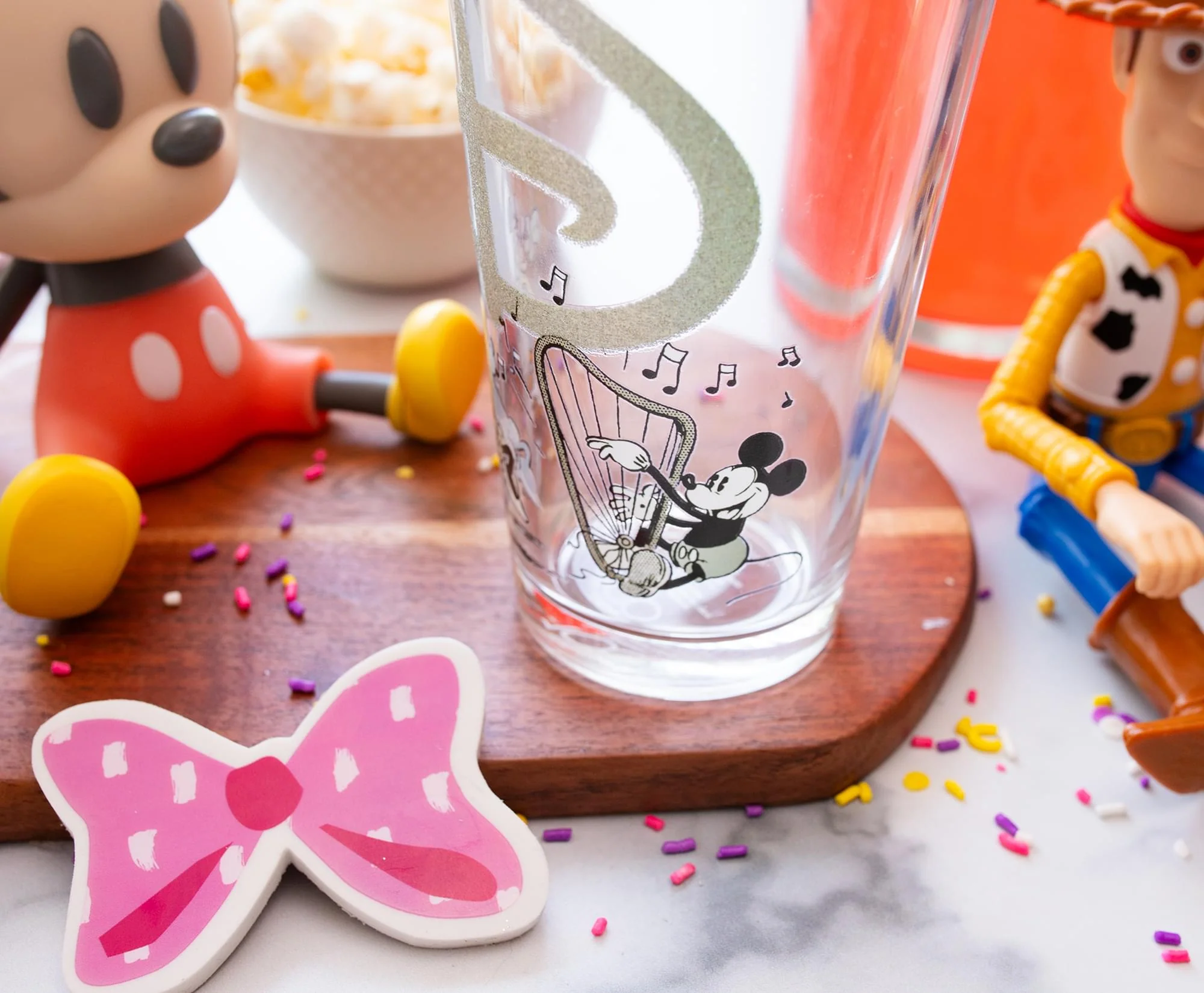 Disney 100 Years of Wonder Glitter Pint Glass | Holds 16 Ounces - Image 7