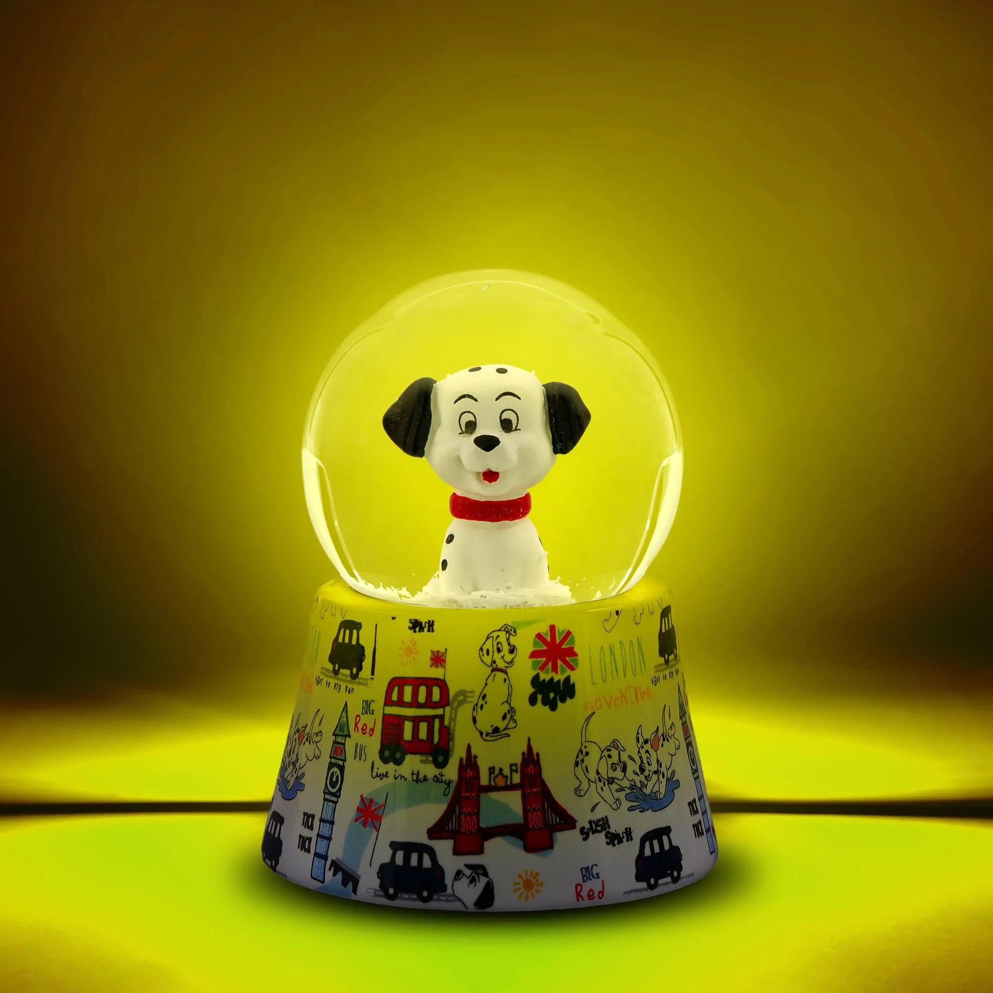 Disney 101 Dalmatians Lucky 3-Inch Mini Light-Up Snow Globe - Image 2
