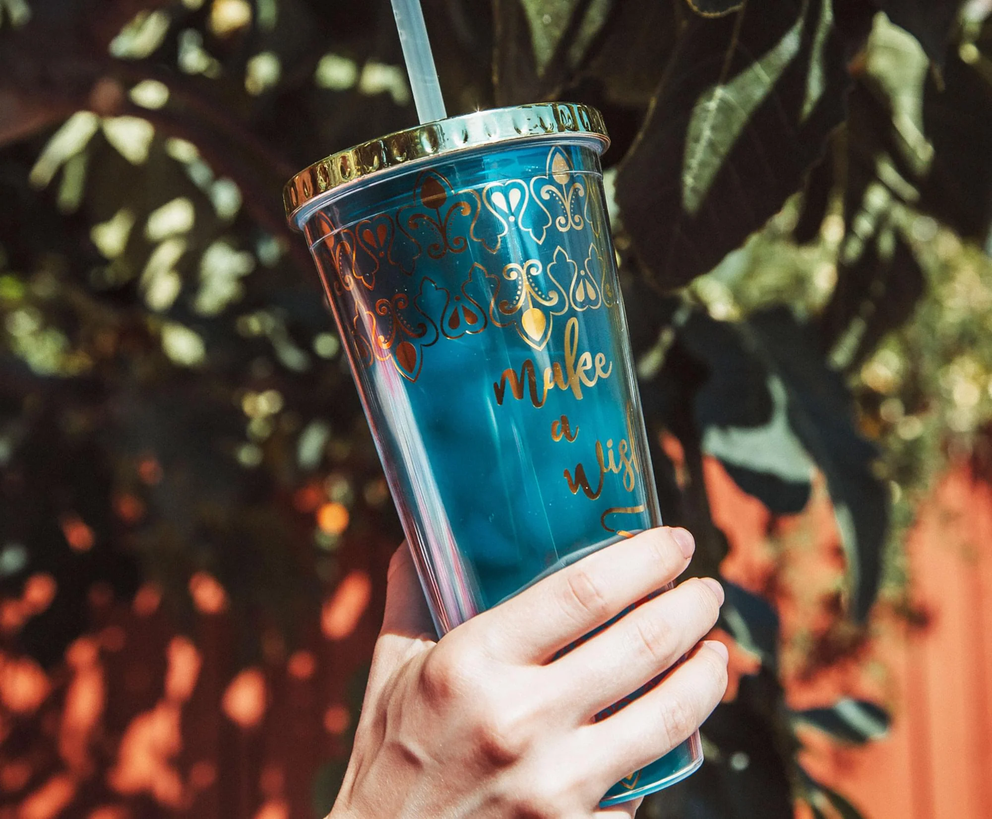 Disney Aladdin "Make A Wish" Reusable Carnival Cup with Lid and Straw | Holds 16 Ounces - Image 4