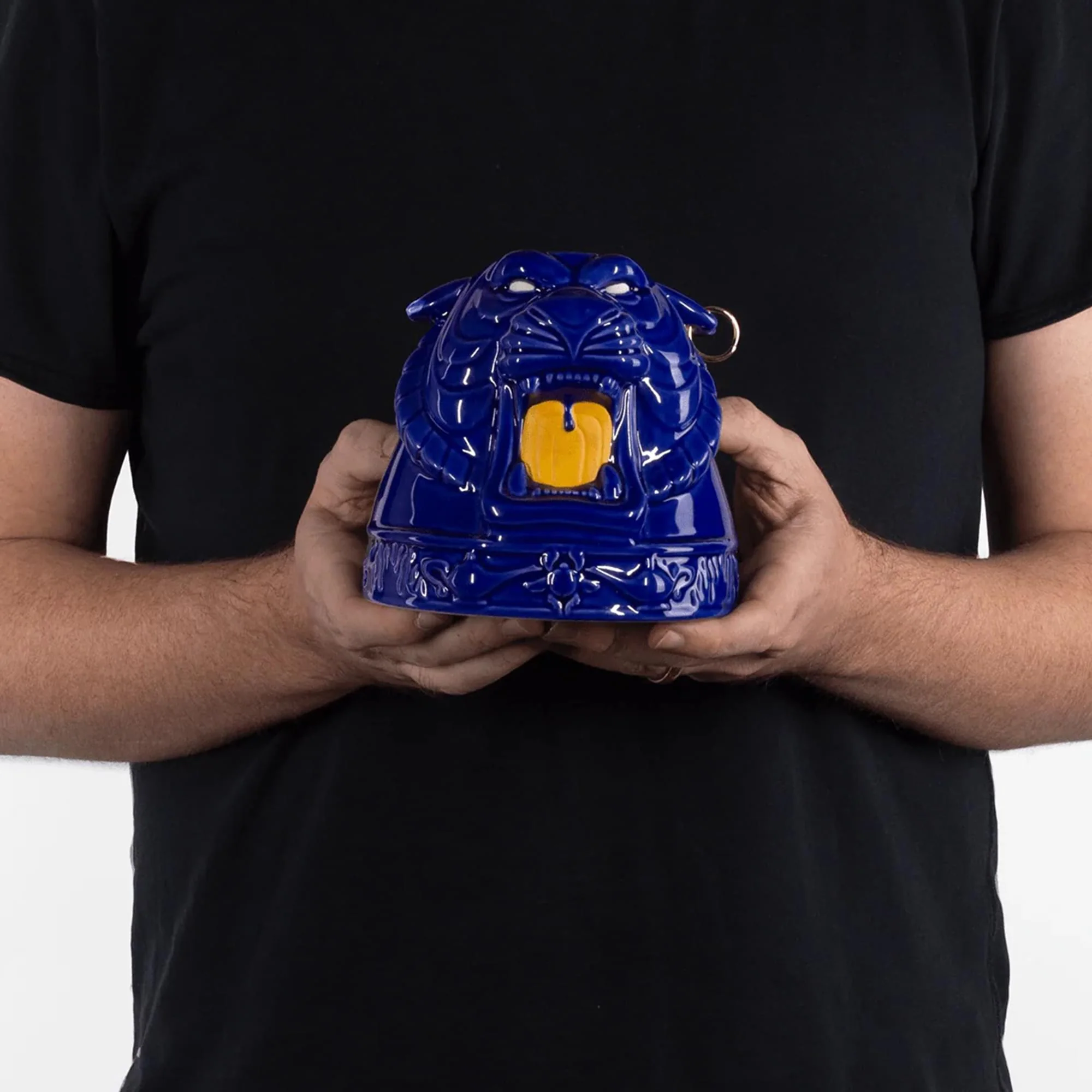 Disney Aladdin Mondo Tee-Kis Cave of Wonders Blue Ceramic Tiki Mug - Image 7
