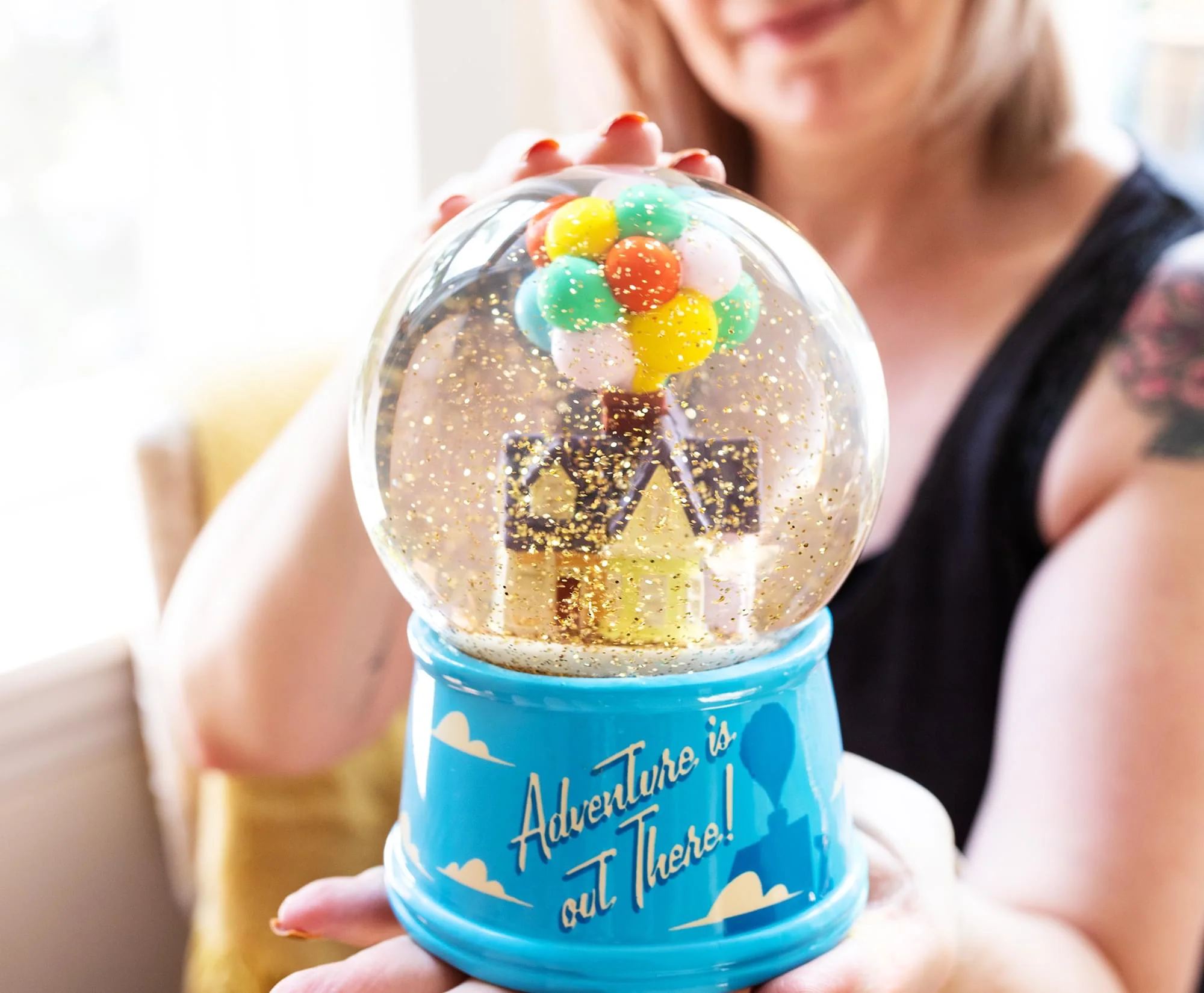 Disney and Pixar UP House Light-Up Snow Globe | 6 Inches Tall - Image 7