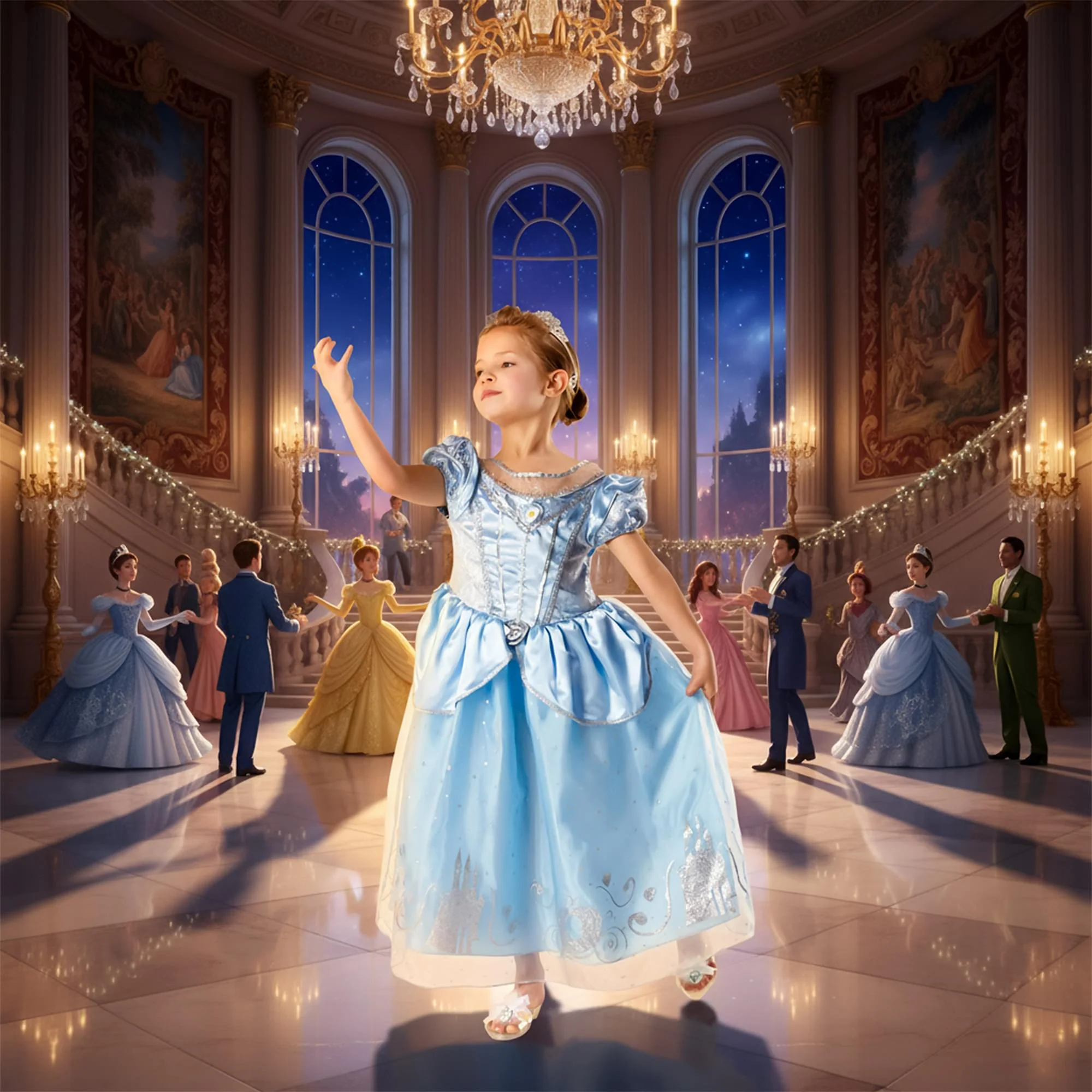 Disney Anniversary Cinderella Child Costume - Image 8
