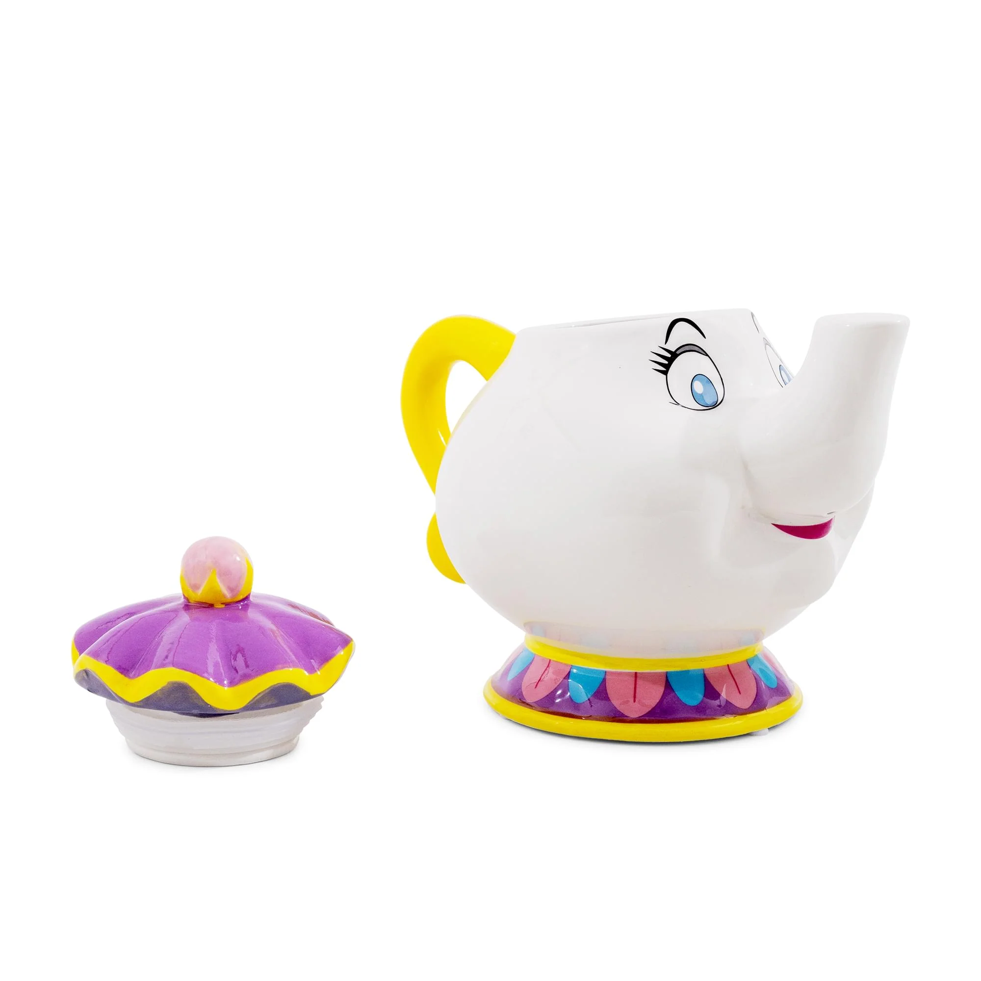 Disney Beauty and the Beast Mrs. Potts 10-Inch Sculpted Ceramic Snack Jar - Image 4