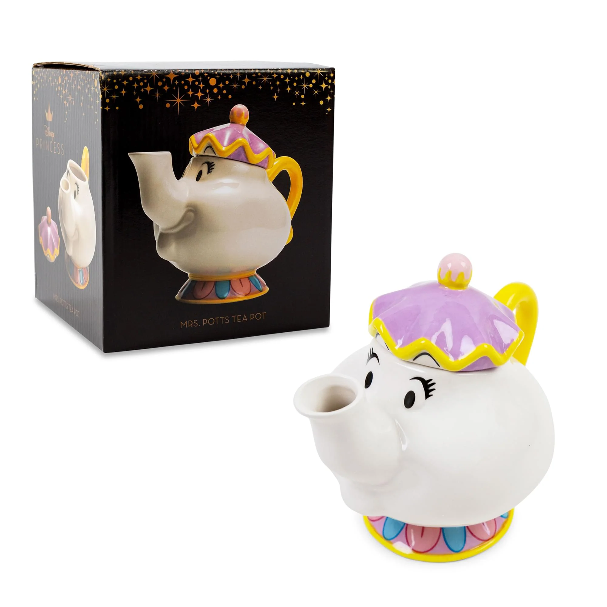 Disney Beauty and the Beast Mrs. Potts Sculpted Ceramic Teapot Replica - Image 10
