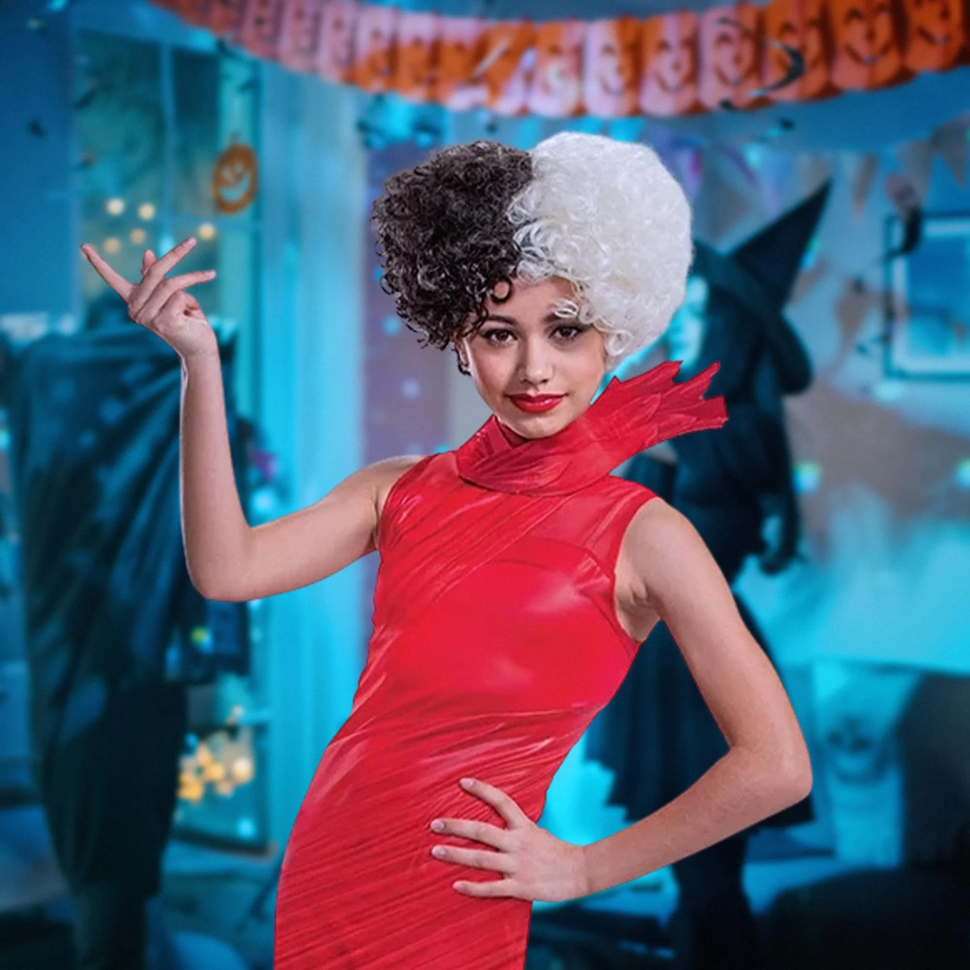 Disney Cruella Child Costume Wig | One Size - Image 3