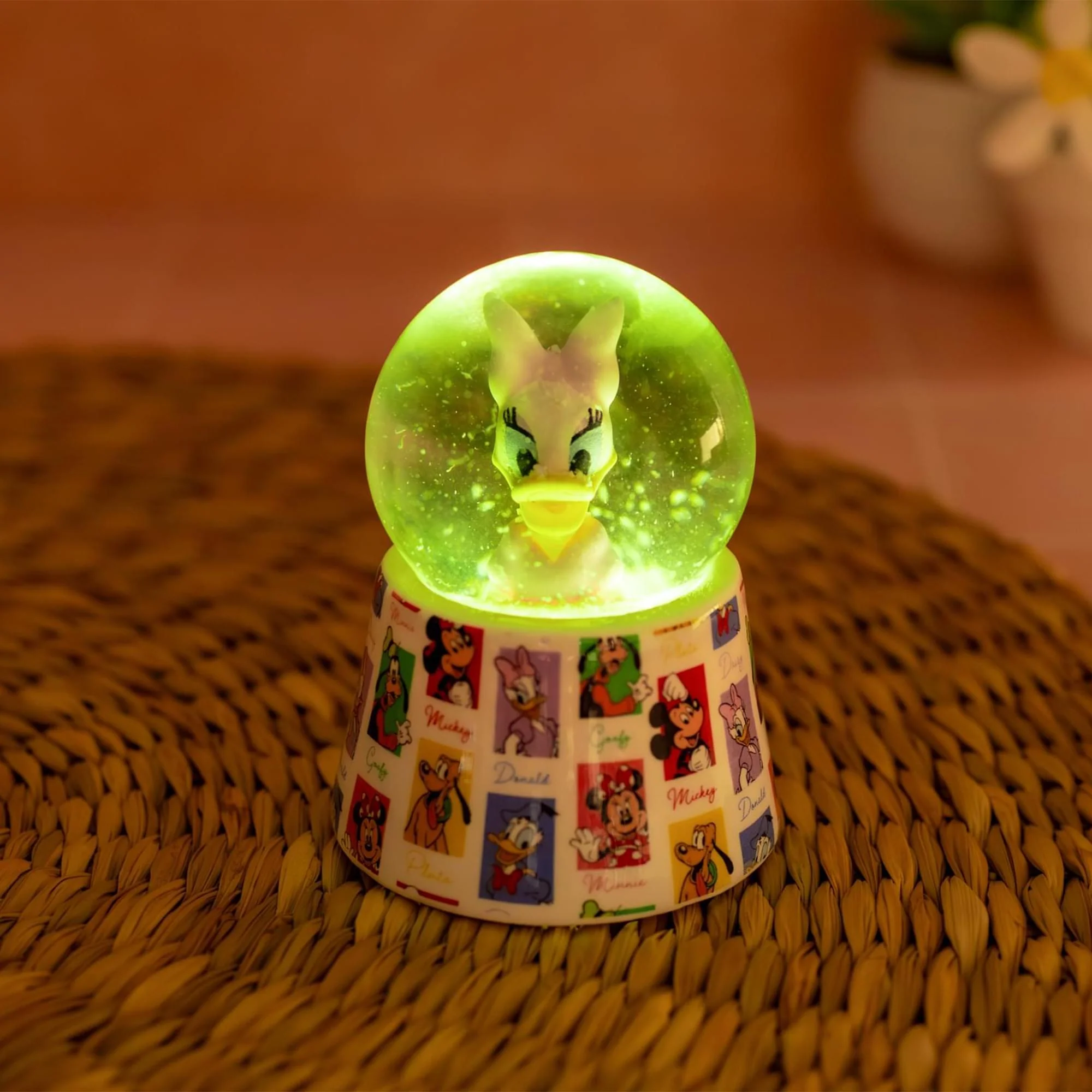 Disney Donald and Daisy Duck Mini Light-Up Snow Globes | Set of 2 - Image 7