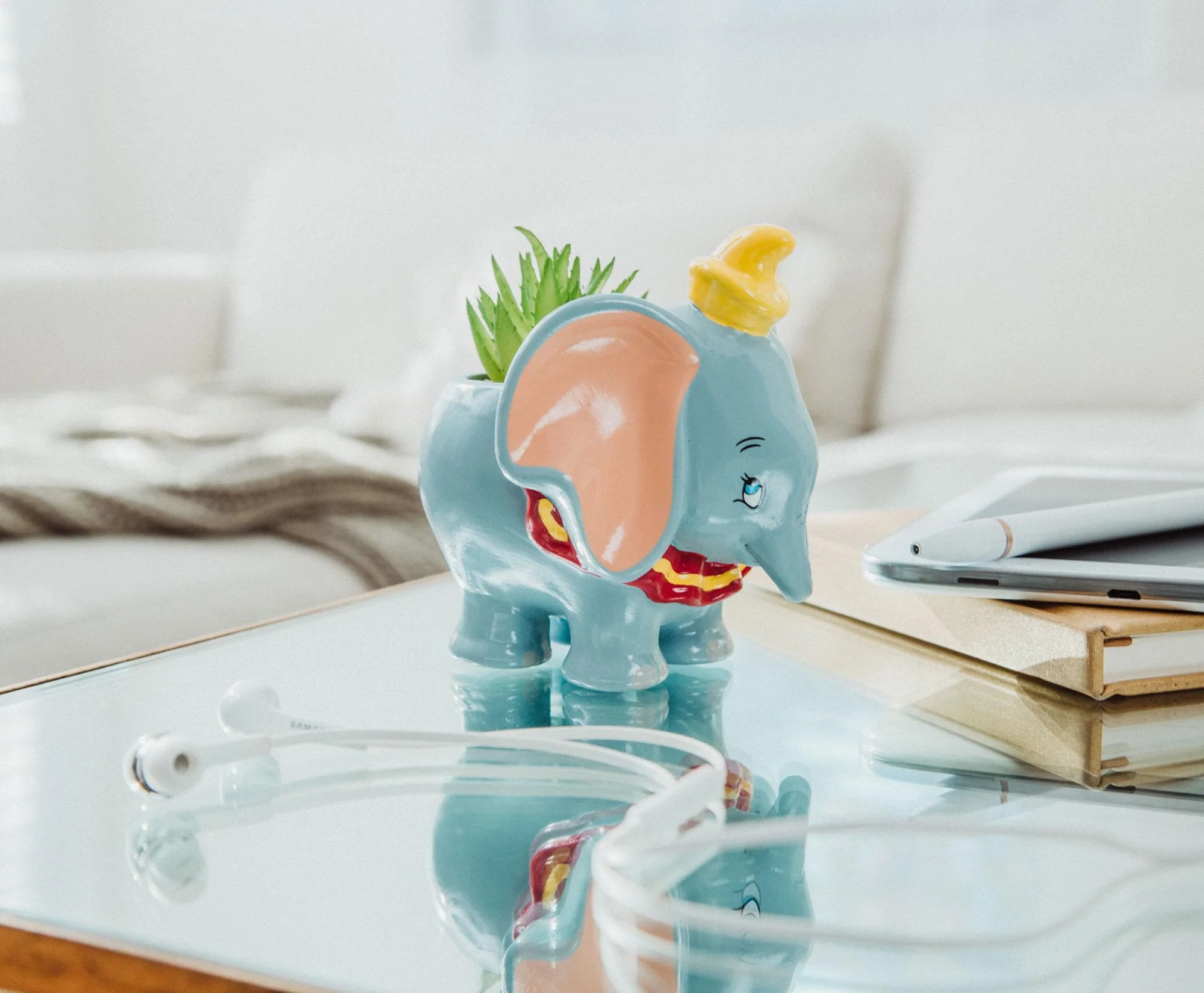 Disney Dumbo 4-Inch Mini Planter With Artificial Succulent - Image 5