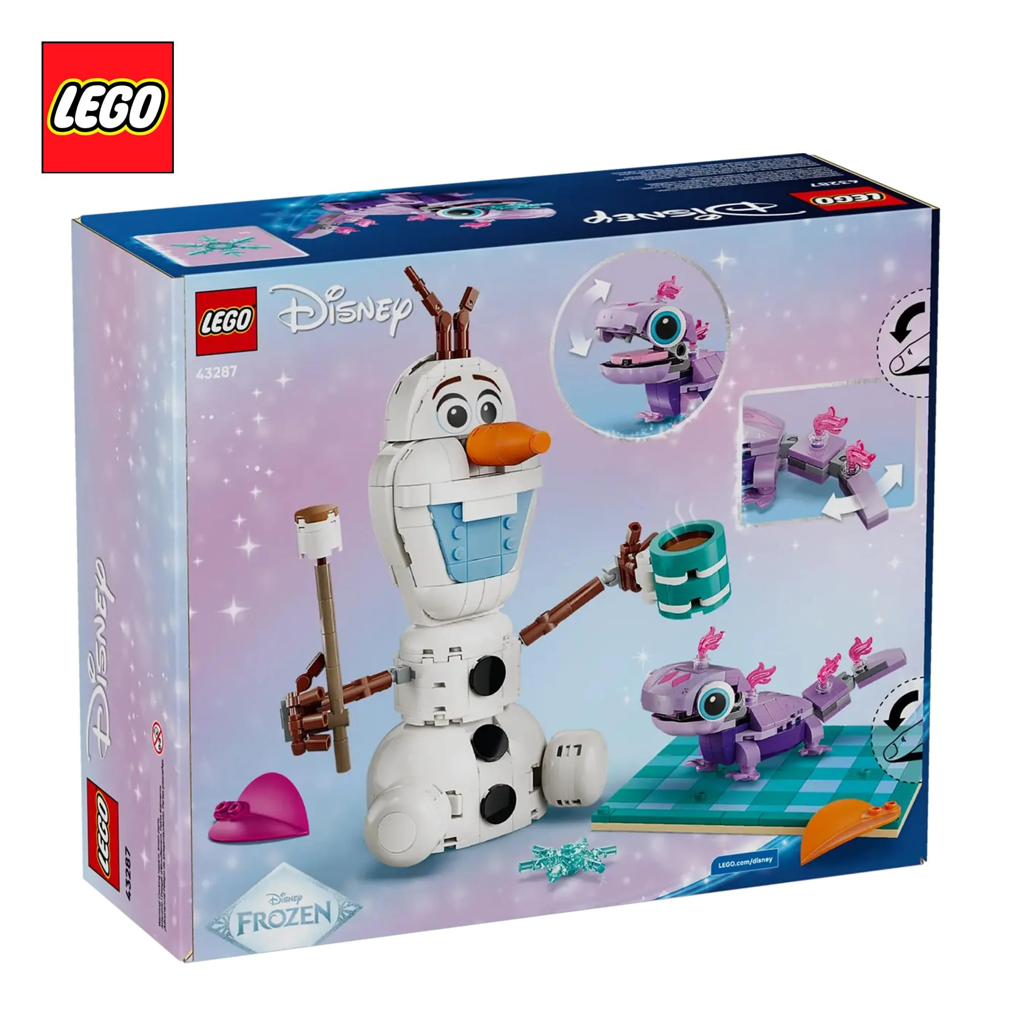 Disney Frozen LEGO 43287 Olaf and Bruni's Picnic Fun 478-Piece Building Set - Image 9