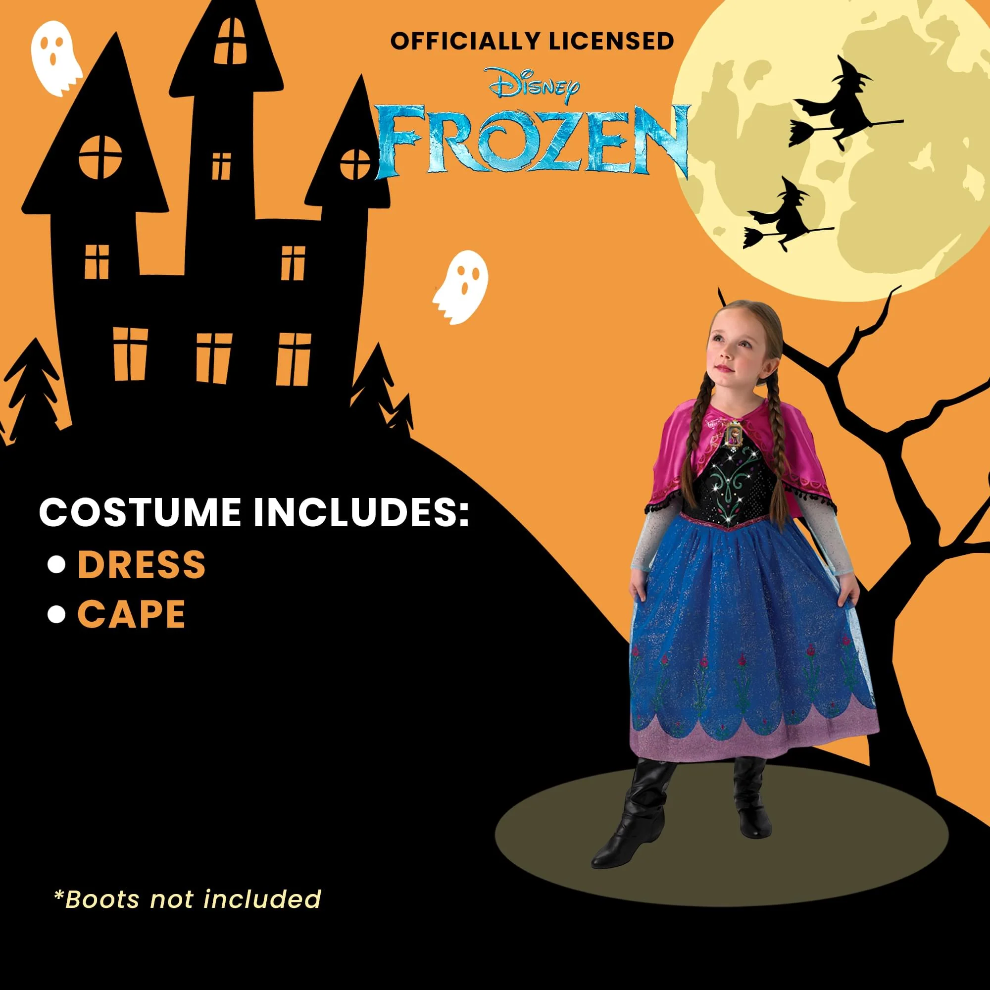 Disney Frozen Musical Light-Up Anna Child Costume - Image 5