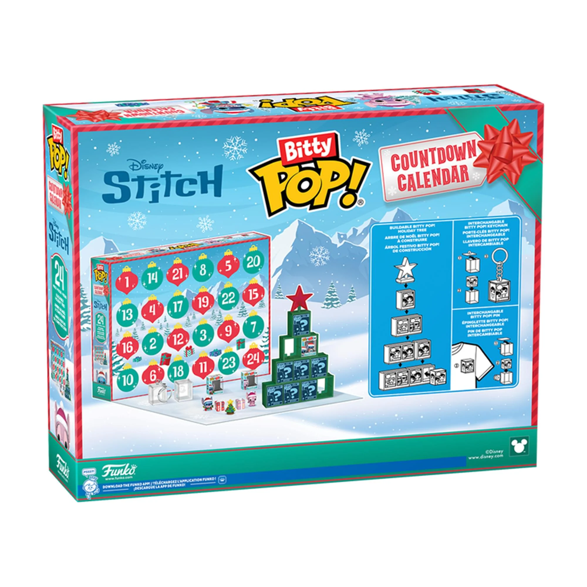 Disney Funko Bitty POP Countdown Calendar | Stitch Holiday - Image 6