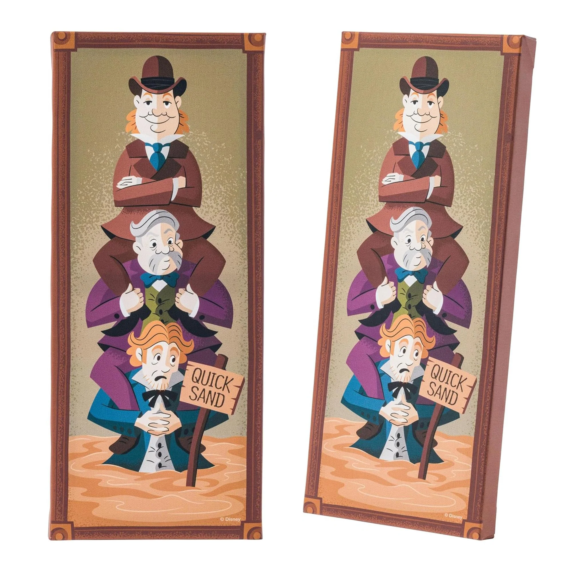 Disney Haunted Mansion 4-Piece 12 x 5 Inch Canvas Wall Art Set - Image 2