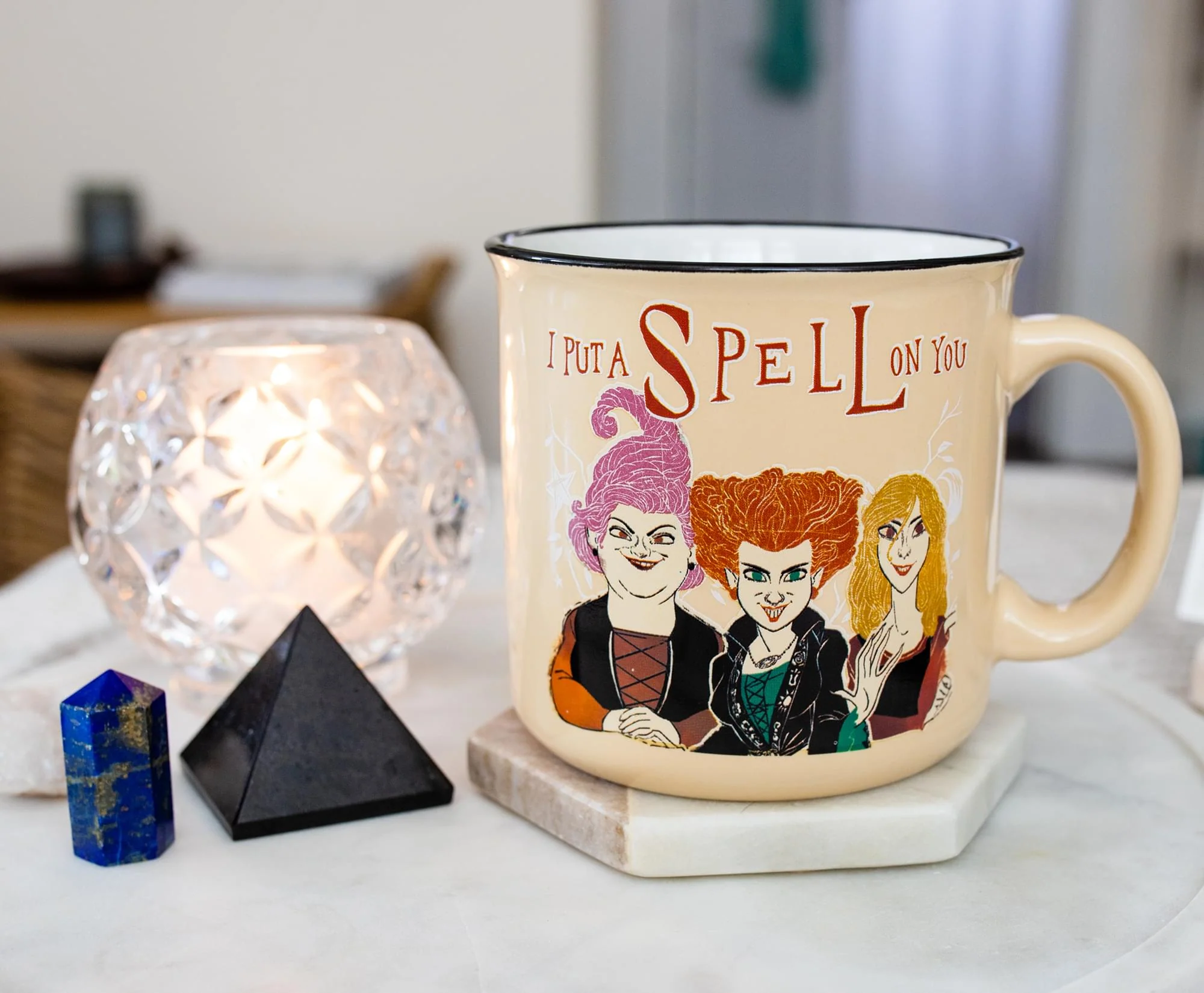 Disney Hocus Pocus "Put A Spell On You" Ceramic Camper Mug | 20 Ounces - Image 6