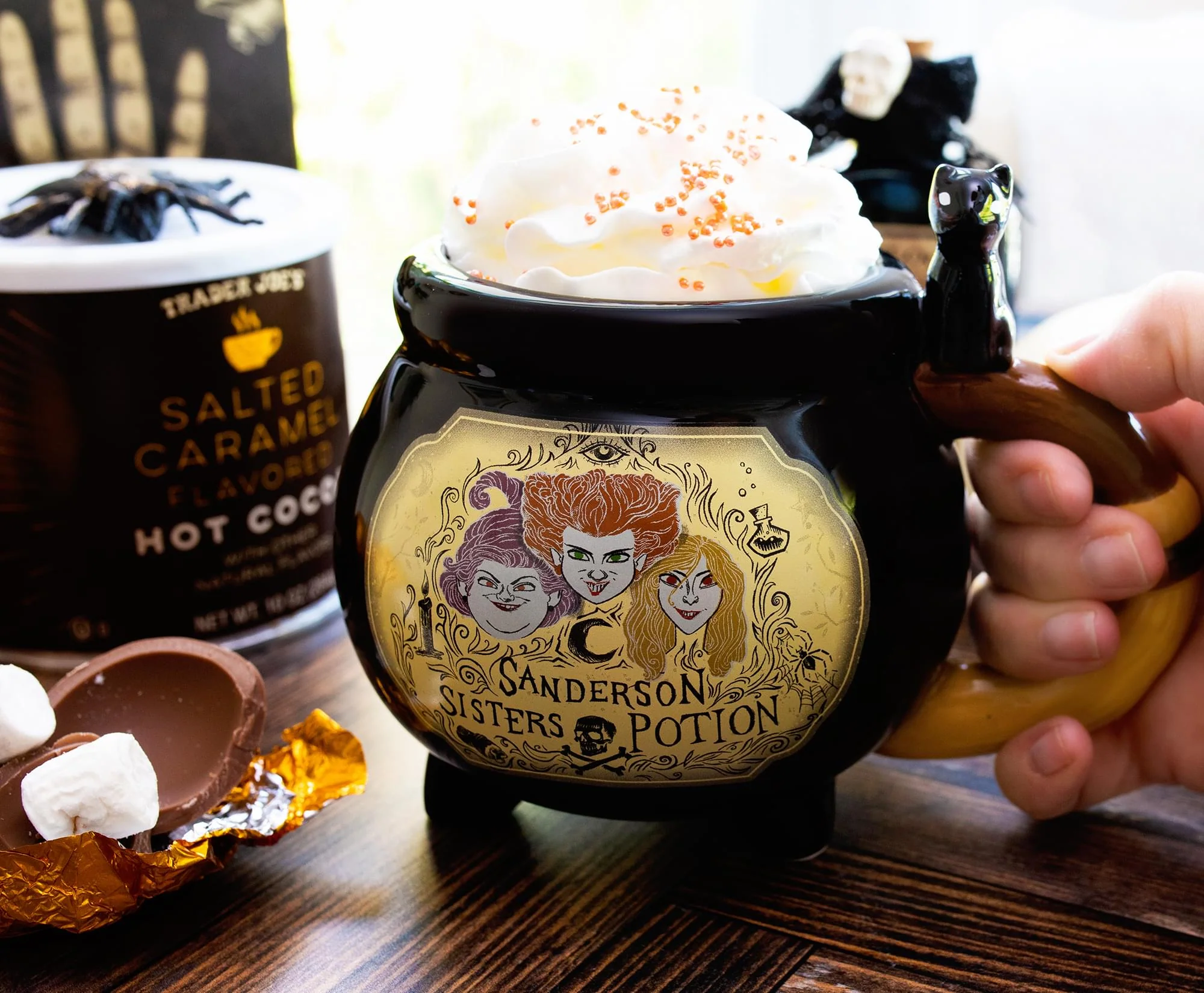 Disney Hocus Pocus Sanderson Sisters Cauldron Sculpted Ceramic Mug | 20 Ounces - Image 5