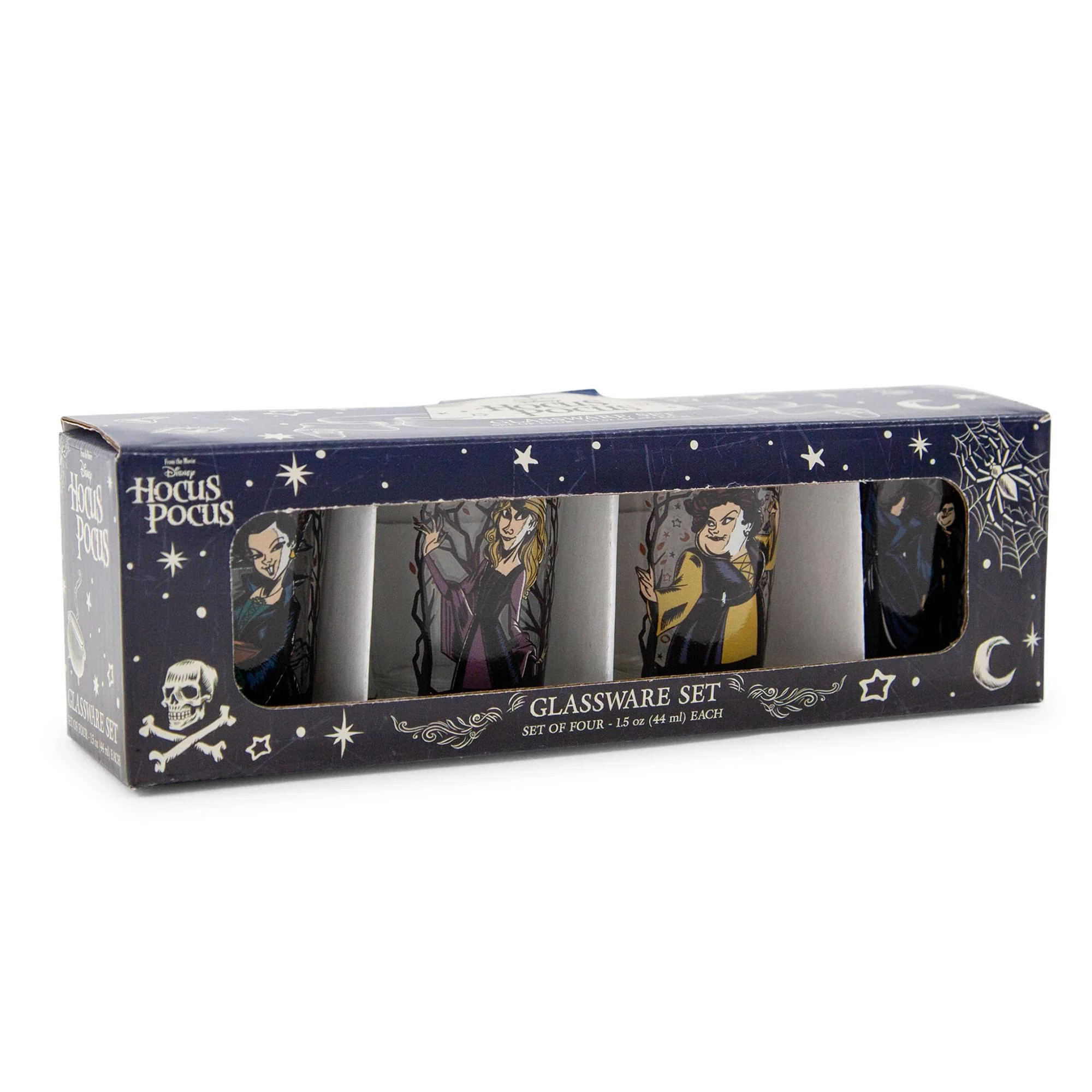 Disney Hocus Pocus Sanderson Sisters Portraits 2-Ounce Shot Glasses | Set of 4 - Image 2